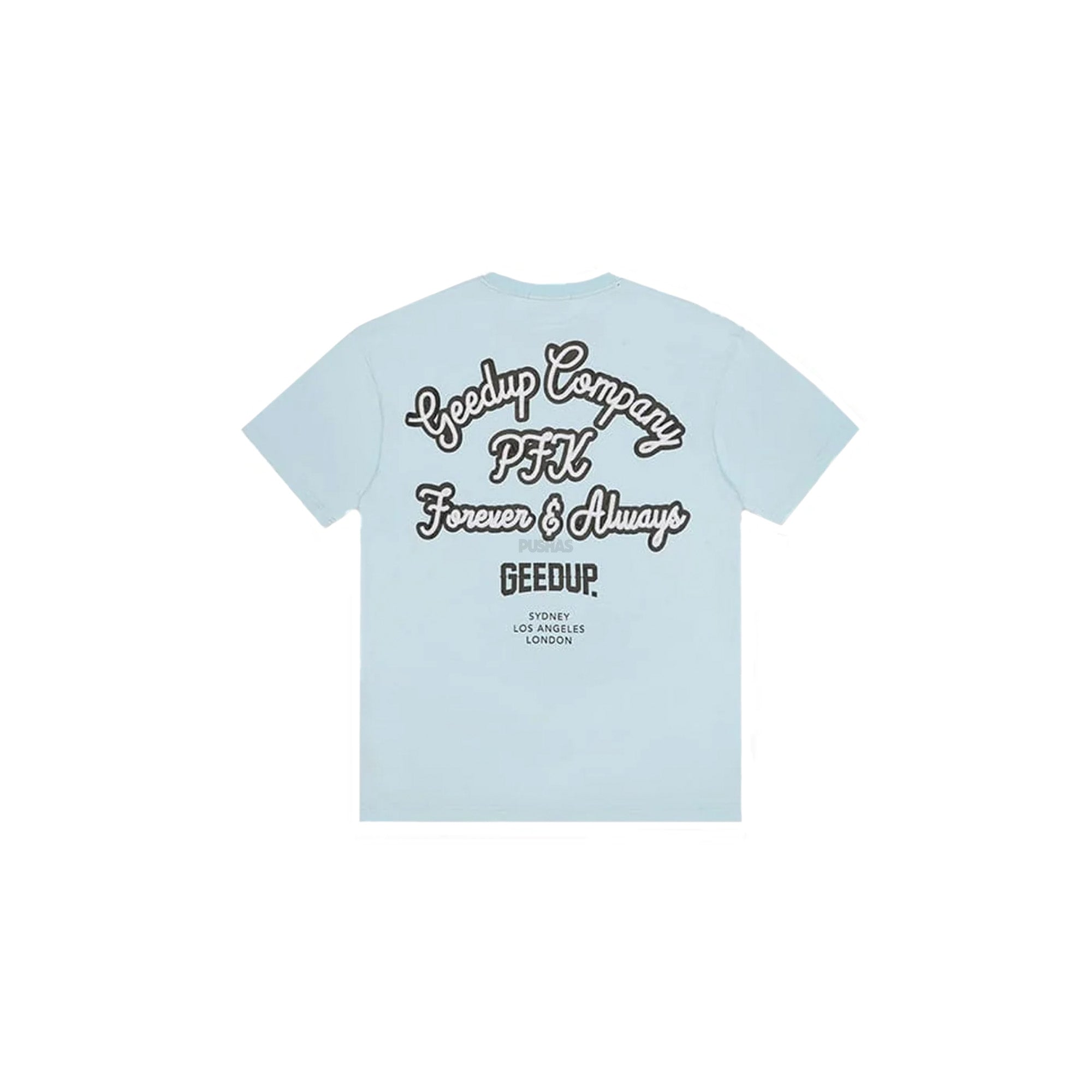 Geedup Company Light Blue T-Shirt for Men - Comfortable Cotton Tee for Casual Wear, Street Style & Everyday Outfits (2023 Collection)