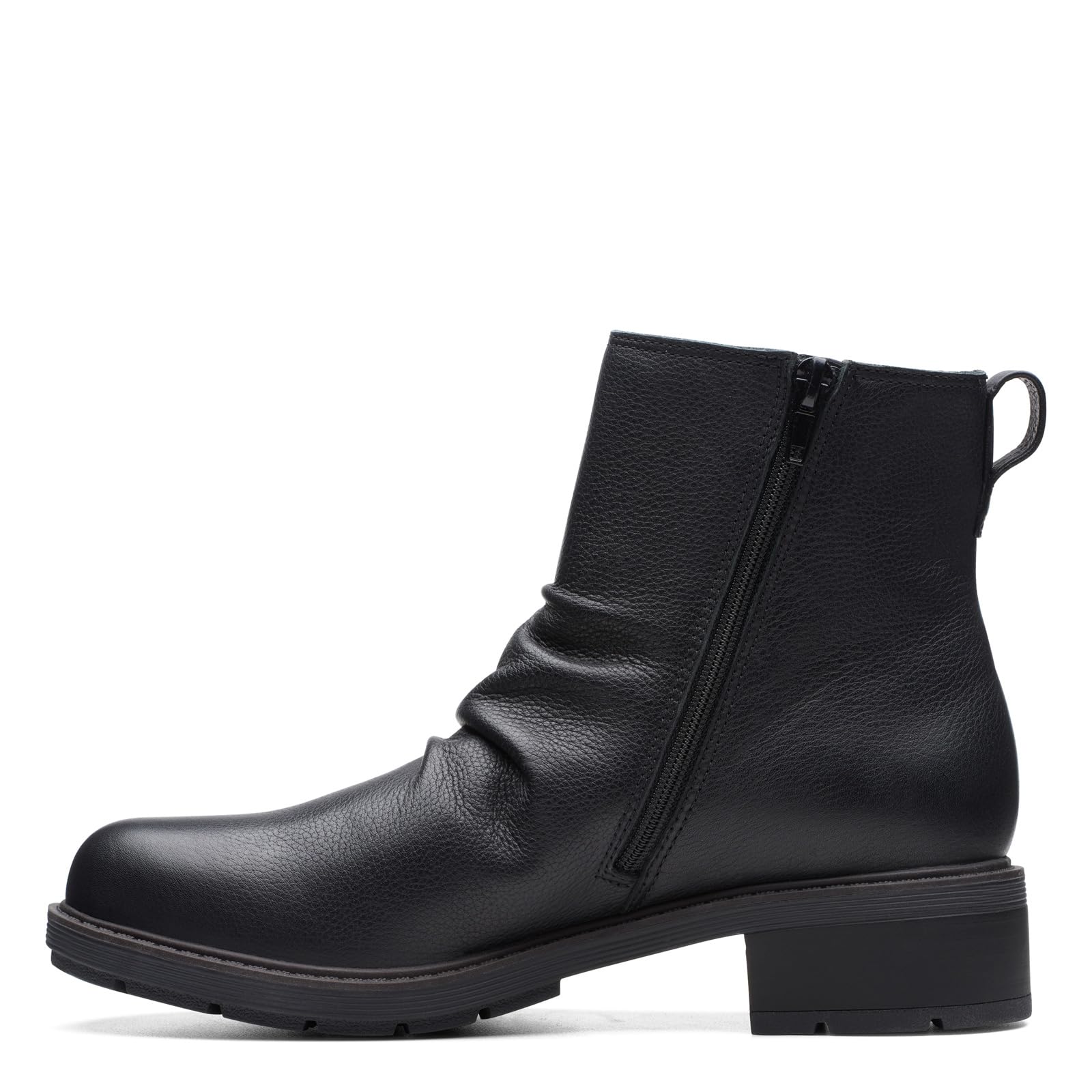 Clarks Women's Hearth Rose Mid Calf Boots - Comfortable Ankle Boots for Women, Casual Winter Boots with Cushioned Insoles | Perfect for Office, Walking & Daily Wear
