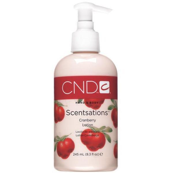 CND Scentsation Cranberry Lotion 8.3 fl oz | Moisturizing Hand & Body Lotion with Natural Cranberry Extract | Perfect for Dry Skin Care & Daily Hydration