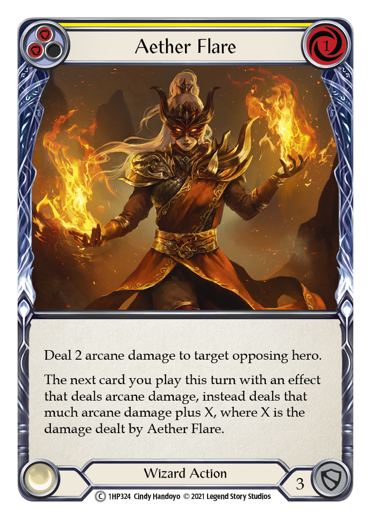 Aether Flare (Yellow) [1HP324] - MTG History Pack 1 Card - Perfect for Magic: The Gathering Deck Building & Collectors