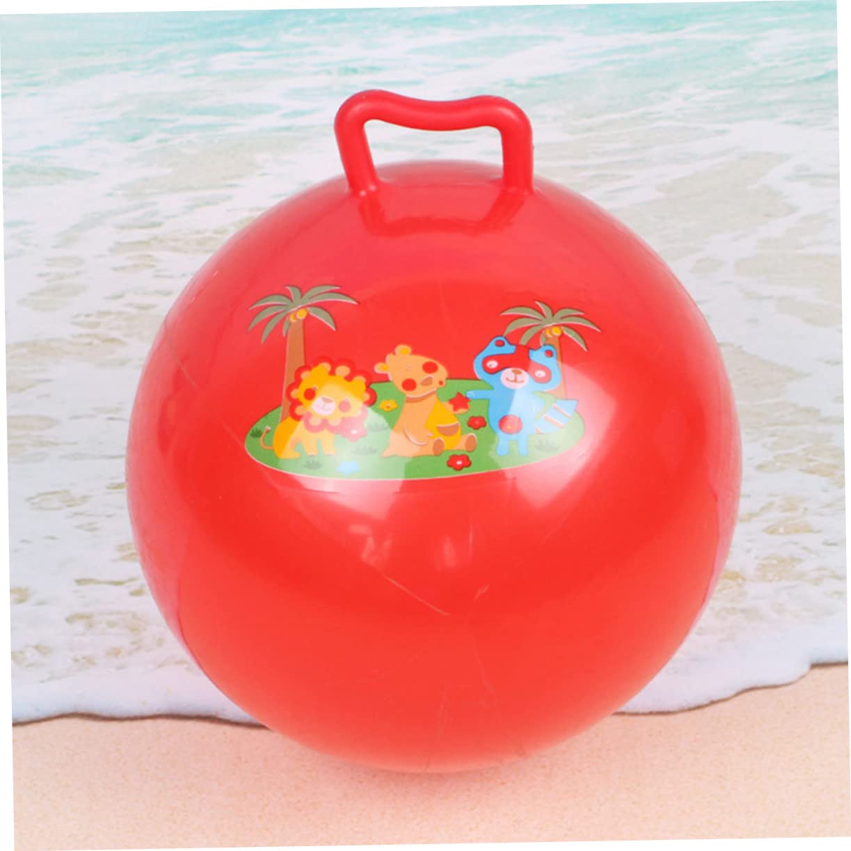 KOMBIUDA 4Pcs Kids Jumping Balls - Bouncy PVC Fitness Balls for Children, Fun Outdoor & Indoor Play, Exercise & Active Games - Perfect for Backyard, Playroom, School PE Class and Birthday Party Gifts