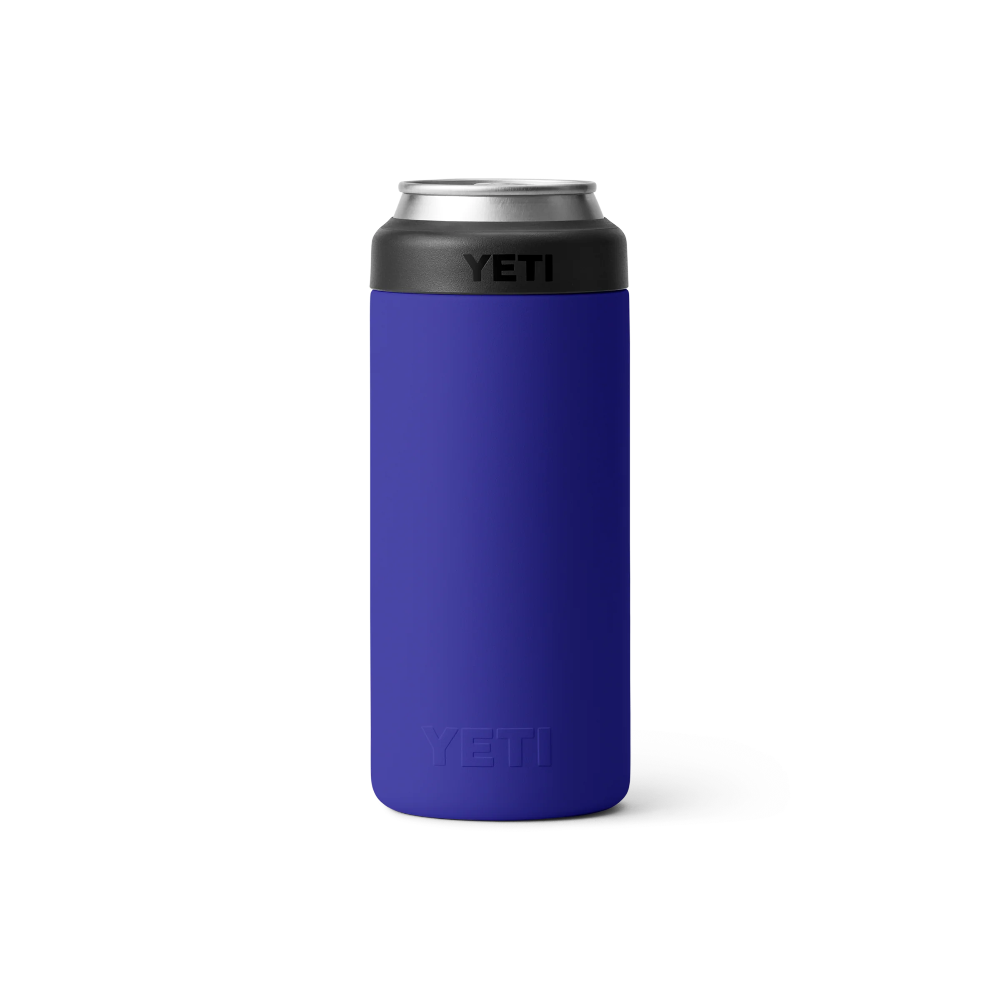 Yeti Rambler 12 oz Colster Slim Can Cooler - Insulated Stainless Steel Beer Can Holder for Camping, Tailgating & Outdoor Adventures