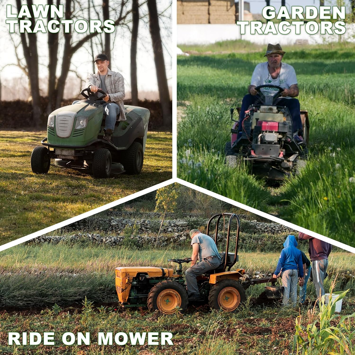 12V 200 CCA AGM Lawn & Garden Battery - Group U1 SLA Starting Battery for Tractors, Mowers & Lawn Equipment - Compatible with John Deere, Toro, Cub Cadet, Craftsman - Perfect for Outdoor Power Equipment & Farm Use