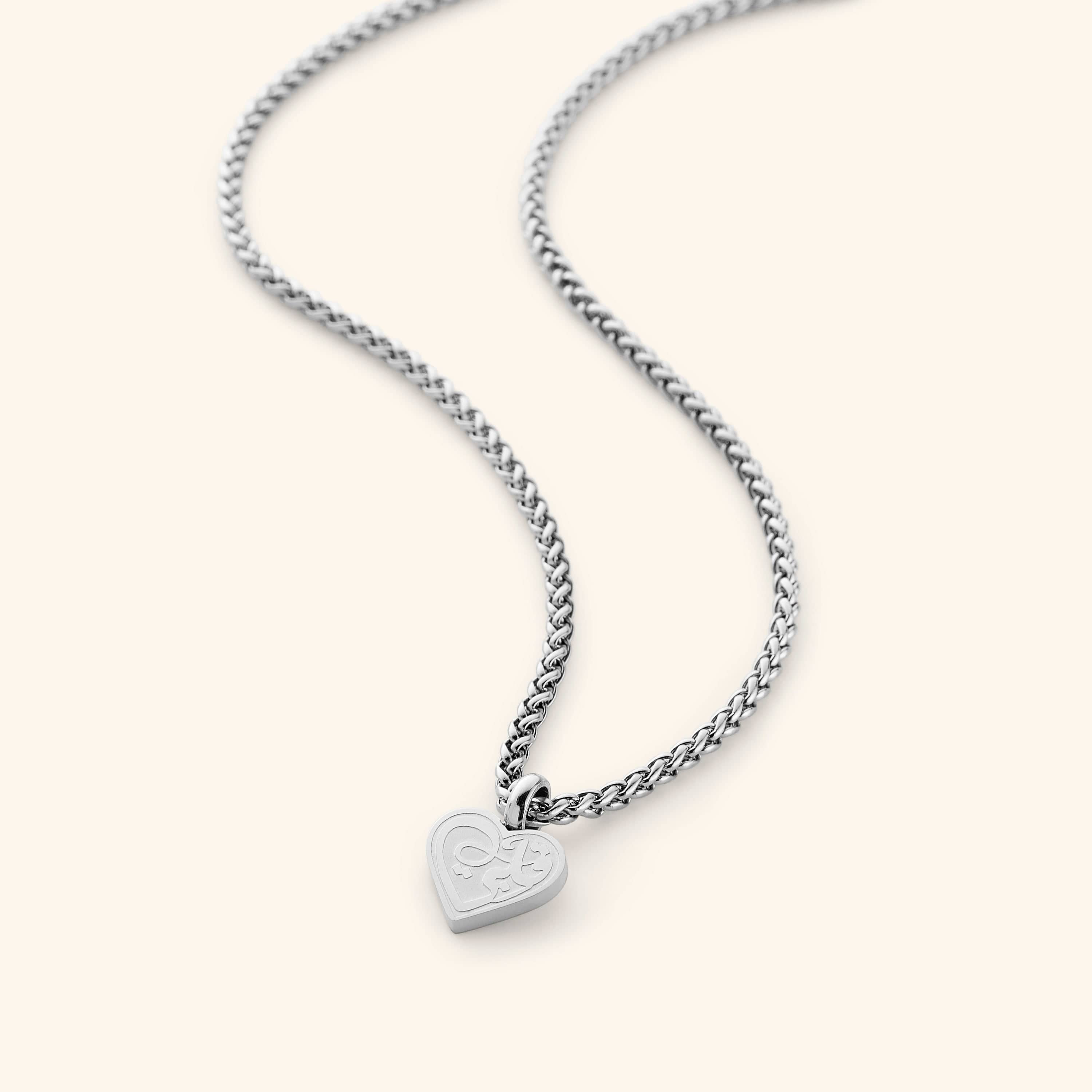 Piece of Me Daughter Necklace - Sterling Silver Heart Pendant for Mom & Daughter - Perfect Gift for Birthday, Mother's Day & Special Occasions