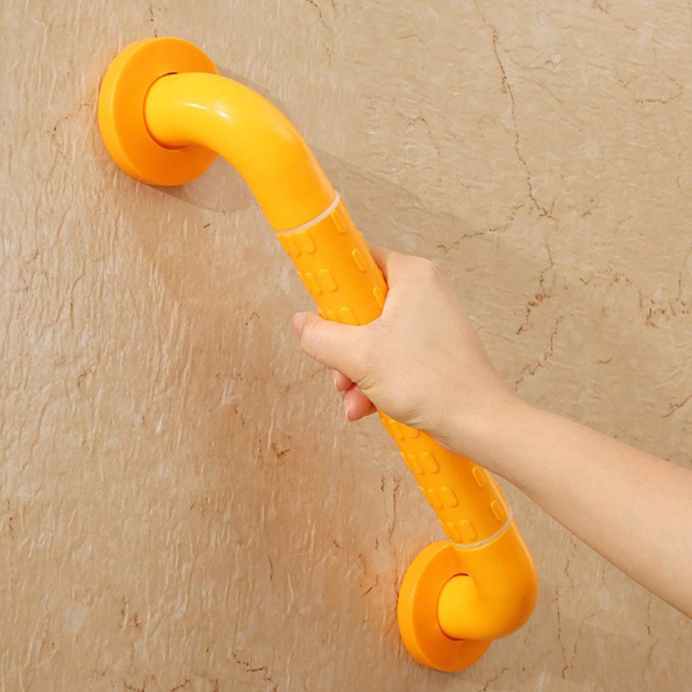 Non-Slip Safety Handrail for Elderly - Rustproof Bathroom Grab Bar with Anti-Slip Grip, ADA Compliant Barrier-Free Support for Toilet & Shower - Perfect for Seniors & Disabled Home Safety (White)