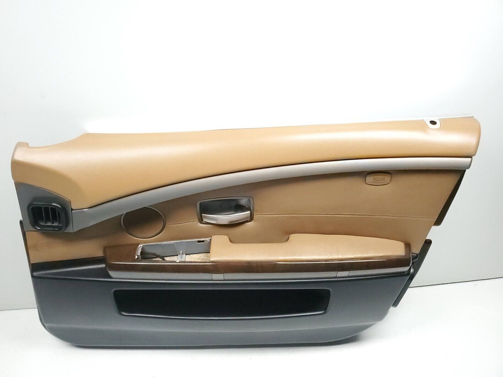2002-2005 BMW 745i E65 Front Right Door Trim Panel Passenger Side OEM Replacement Part - Perfect for Interior Repair & Restoration Projects