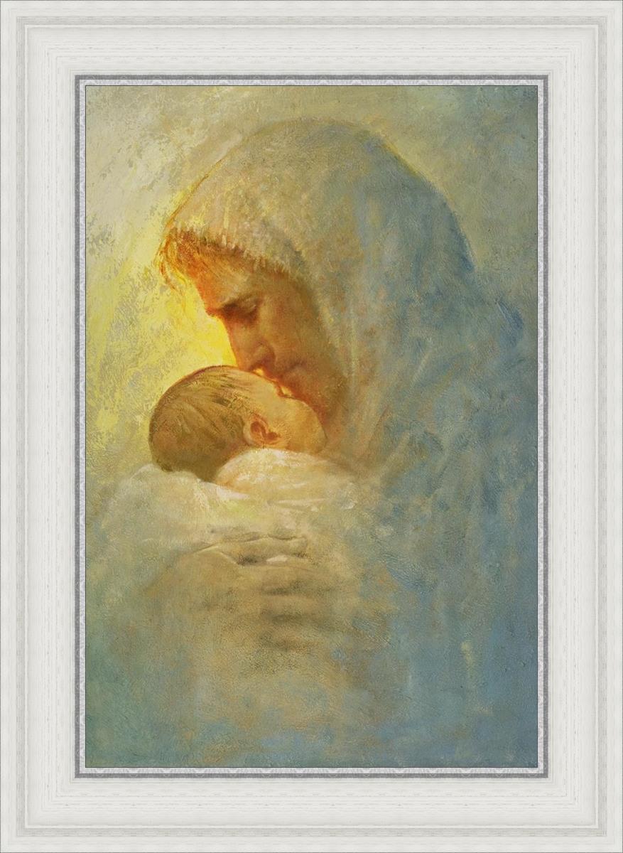 Abba By Yongsung Kim - Premium Christian Wall Art for Home & Church Decor | Inspirational Bible Verse Canvas Painting for Living Room, Bedroom & Office