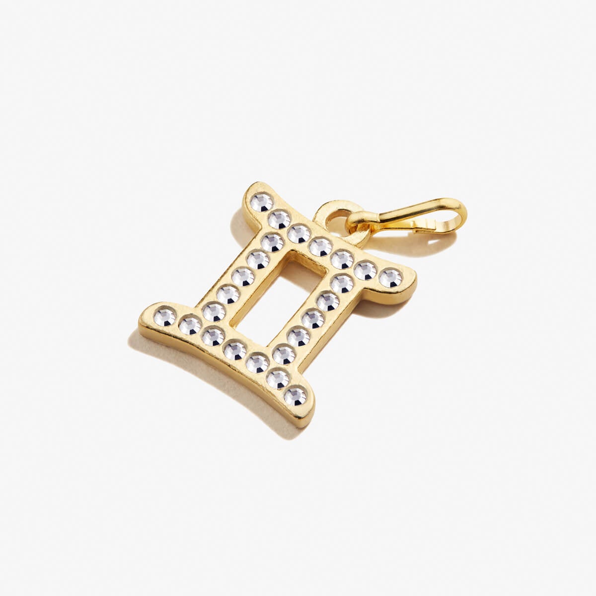 Gemini Zodiac Pave Crystal Charm Necklace - Elegant Birthstone Jewelry for Women - Perfect Gift for Birthday, Anniversary & Special Occasions