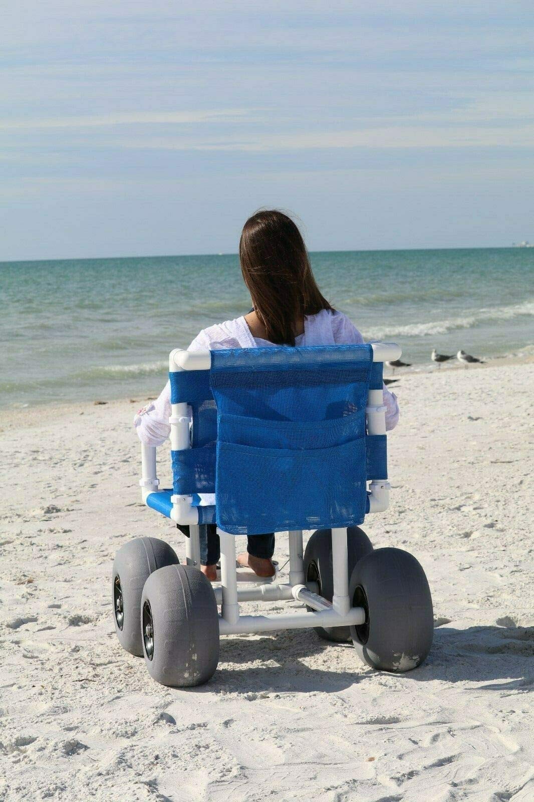 WC-1 Beach Wheelchair with 12
