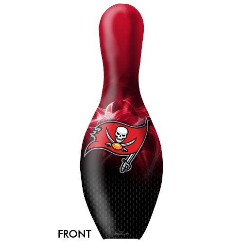 NFL Tampa Bay Buccaneers Bowling Pin Set - Official Licensed Collectible for Fans, Game Room Decor, Sports Bar Display & Bowling Alley Themed Party Supplies