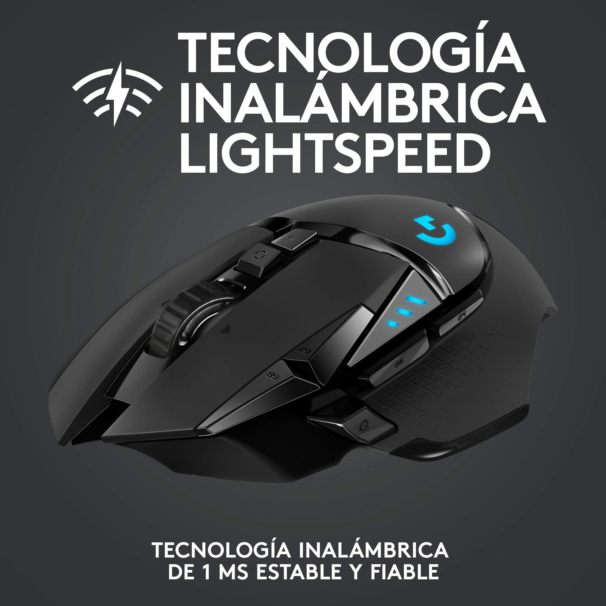 Logitech G502 LIGHTSPEED Wireless Gaming Mouse & G435 Wireless Gaming Headset Combo - Black | High-Performance PC Gaming Setup for FPS, MOBA & Esports