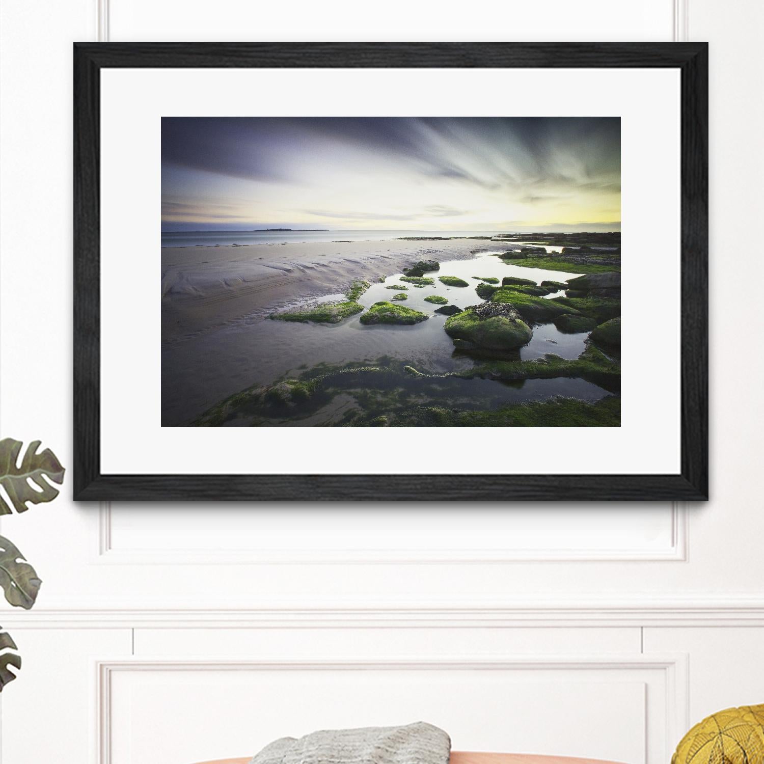Cooper Dawn Over Seahouses Beach - Stunning Coastal Wall Art for Home & Office Decor | Perfect for Living Rooms, Bedrooms & Beach House Interiors