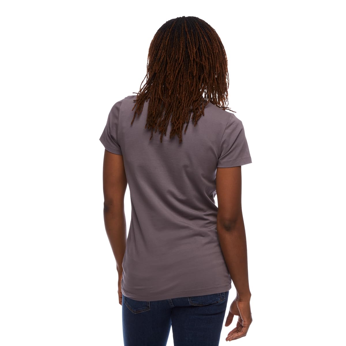 Black Diamond W Mountain Tee - Eclipse Heather XL for Hiking & Outdoor Adventures