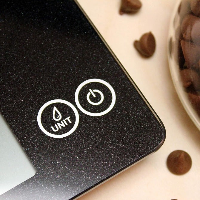 Escali Arti Glass Digital Kitchen Scale - 15lb Capacity, Precise Weight Measurement for Cooking & Baking, Black - Perfect for Home, Restaurant & Commercial Use