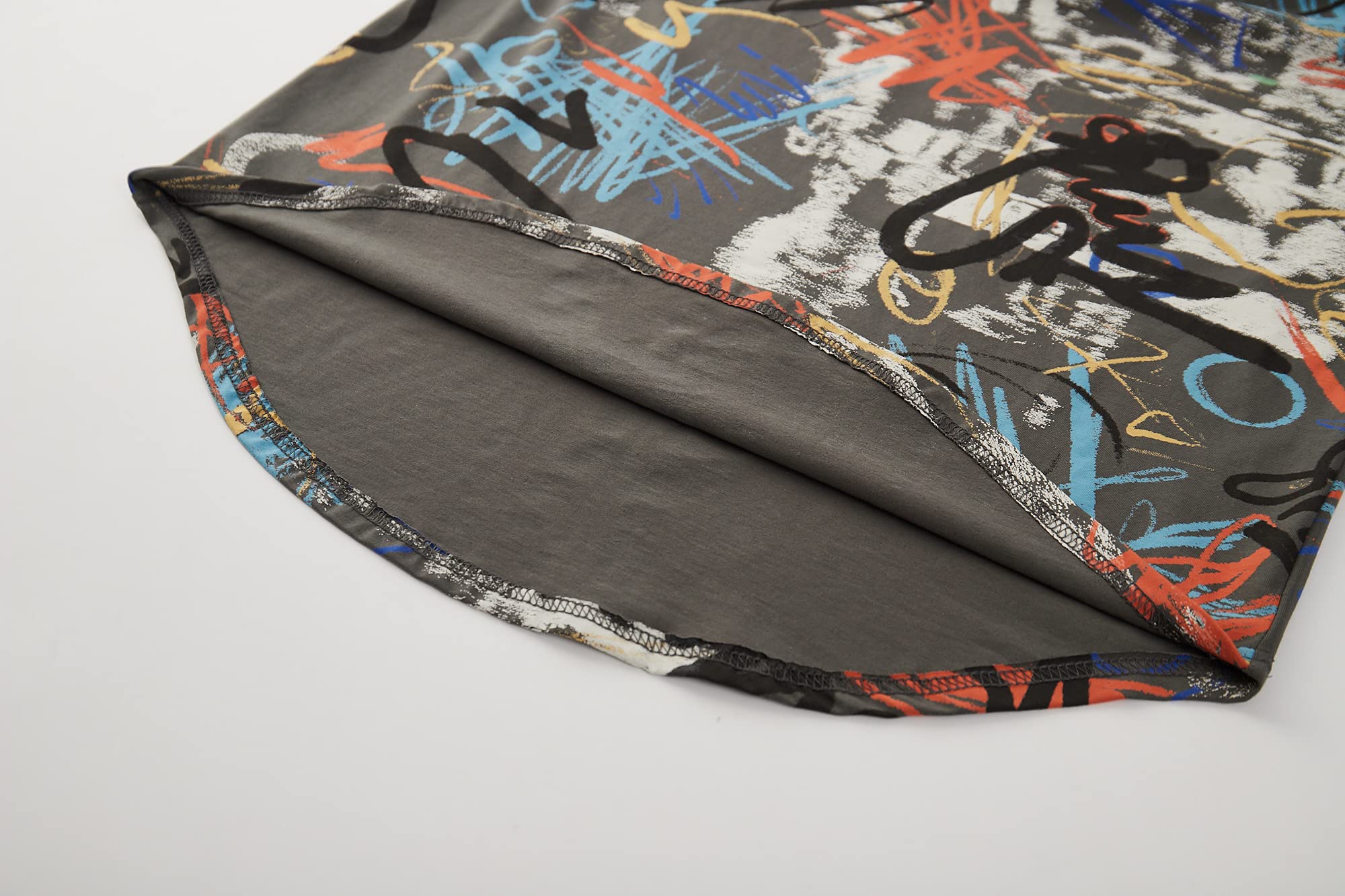YININF Men's Hipster Hip Hop Graphic Short Sleeve T-Shirt - Casual Streetwear for Urban Fashion & Music Lovers