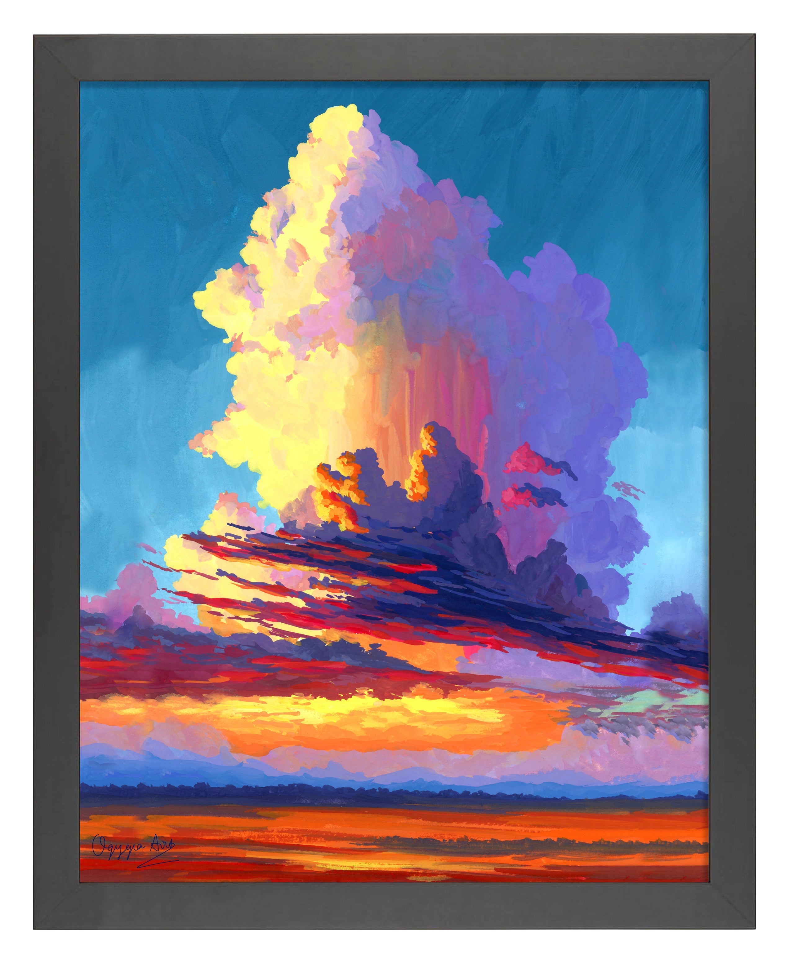Dramatic Cloud Art Prints - Stunning Sky Canvas Wall Decor for Living Room, Bedroom & Office | Nature Landscape Photography Prints