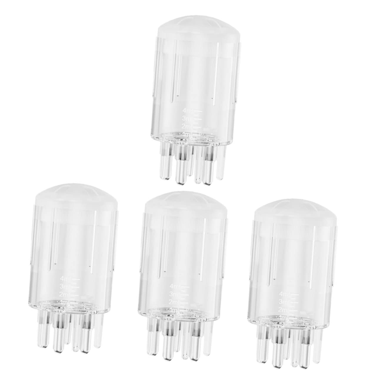 Healeved 4pcs Scalp Massage Brush & Hair Oil Applicator Set - Deep Root Comb for Hair Growth, Scalp Serum Applicator & Hair Teasing Brush - Perfect for At-Home Hair Care & Salon Treatments