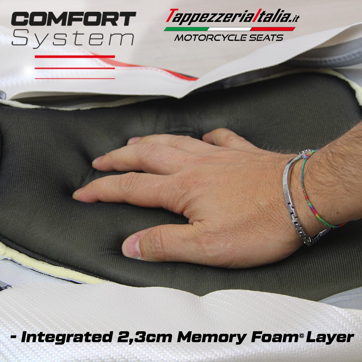 Premium BMW S1000 XR Motorcycle Seat Cover - HP Comfort System & Ardea Mod for Enhanced Riding Comfort | Ideal for Long-Distance Tours & Daily Commutes