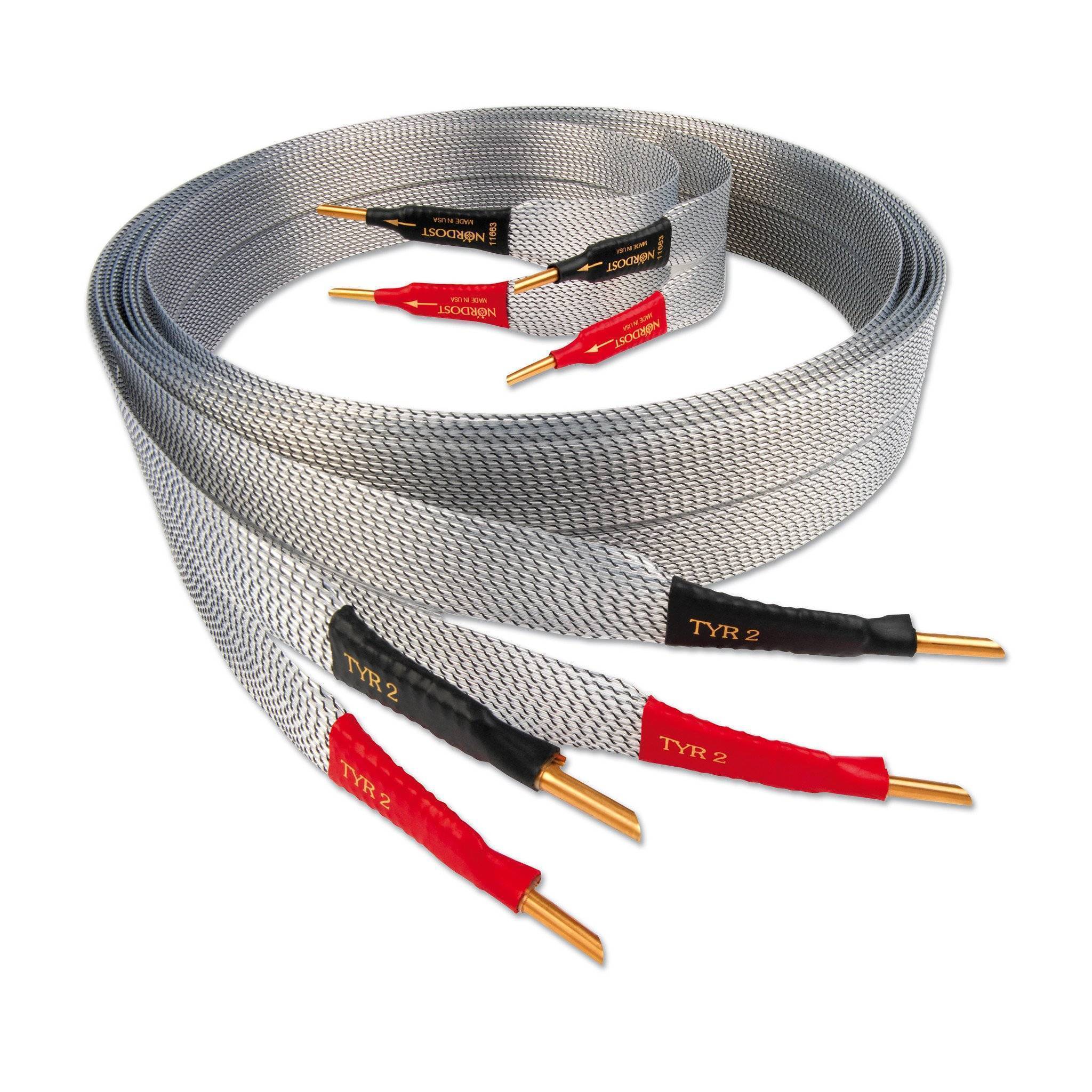 Premium Nordost Tyr 2 Speaker Cable - High-Performance Audio Cable for Home Theater & Hi-Fi Systems - Perfect for Audiophiles & Music Enthusiasts