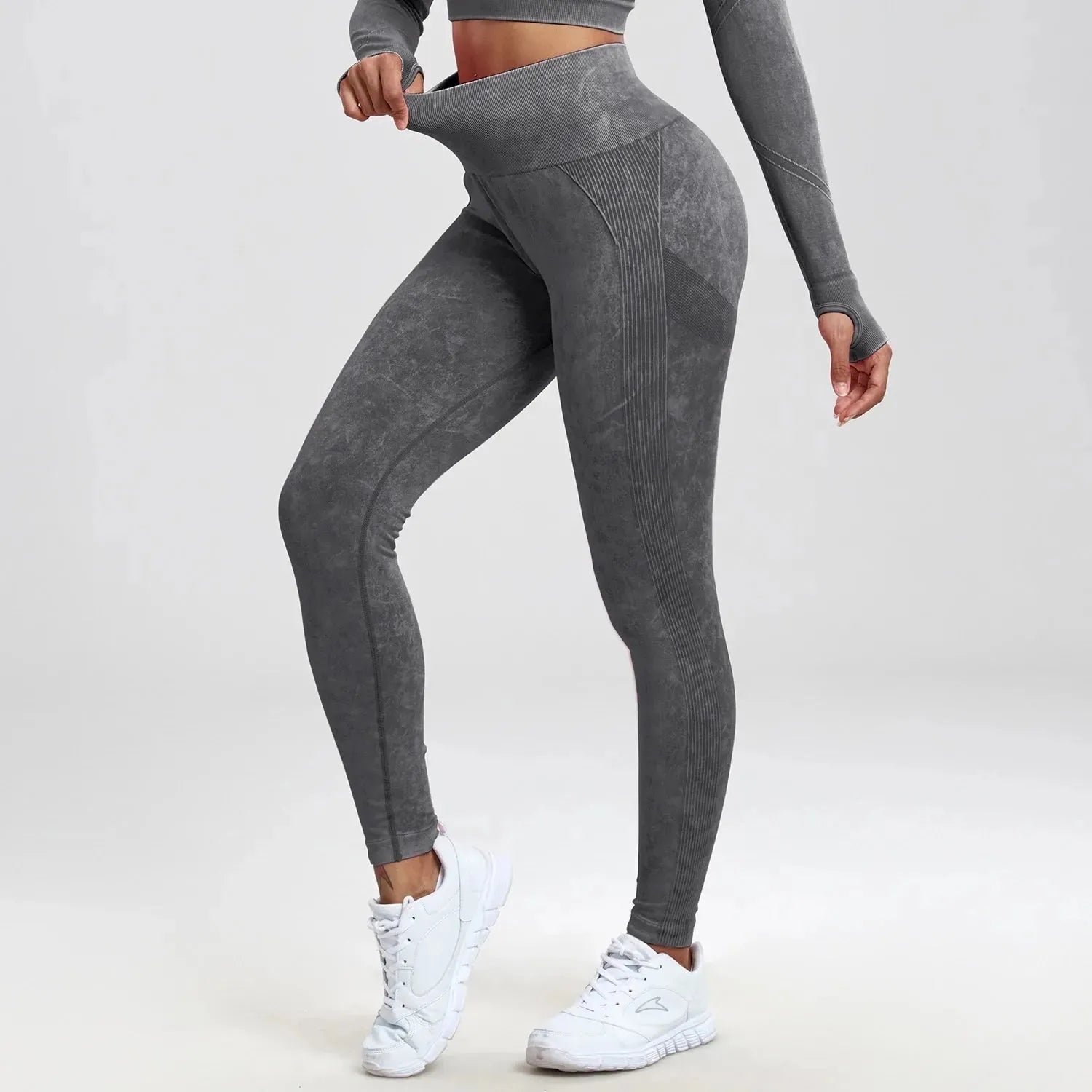 NORMOV High Waist Seamless Yoga Pants for Women - Push Up Workout Leggings, Elastic Running & Fitness Tights - Perfect for Gym, Yoga, Pilates & Everyday Wear