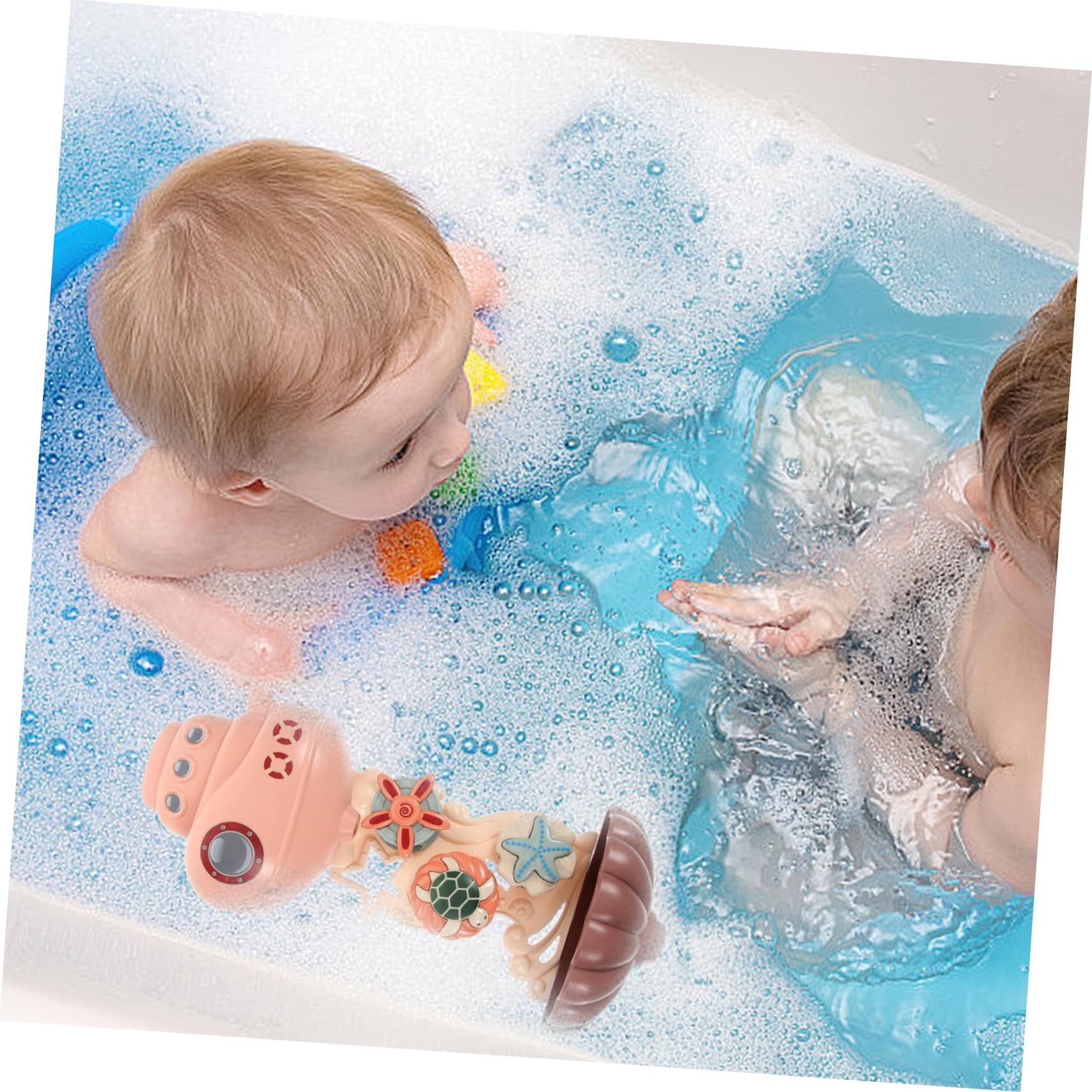 WHAMVOX Cartoon Water Cart Bath Toy Set for Kids - Fun Floating Water Play Toys for Bathtub, Pool & Outdoor Play - Safe ABS Plastic for Toddlers & Babies