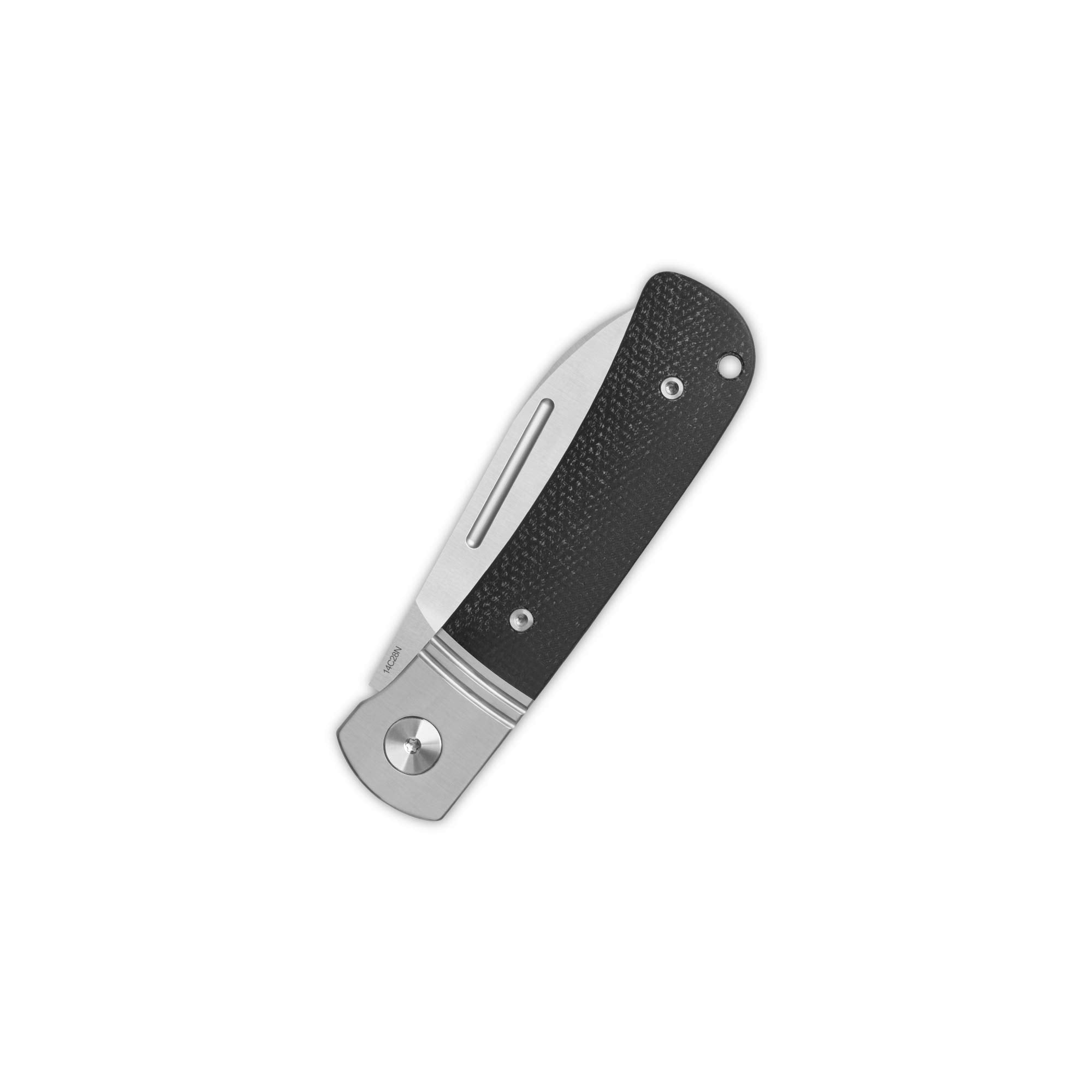 QSP Hedgehog Slip Joint Pocket Knife - 14C28N Stainless Steel Blade with Micarta Handle - Spear Point Design - Perfect for EDC, Camping, Hiking & Outdoor Adventures