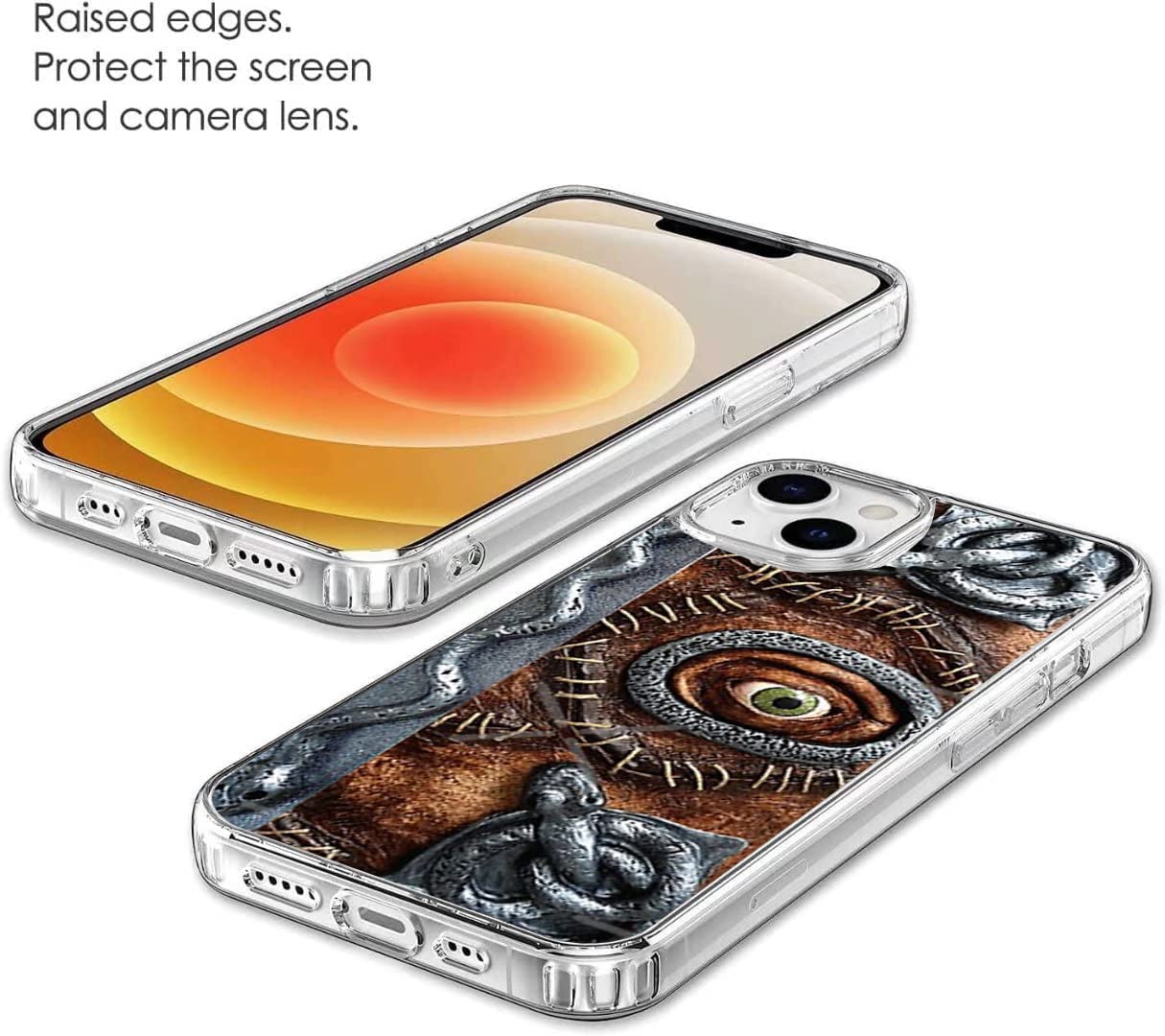 Halloween Hocus Horror Spell Book Phone Case for iPhone SE 2022/2020/7/8 - Transparent Soft TPU Flexible Protective Cover | Perfect for Halloween Costumes, Witch-Themed Parties & Spooky Season Accessories