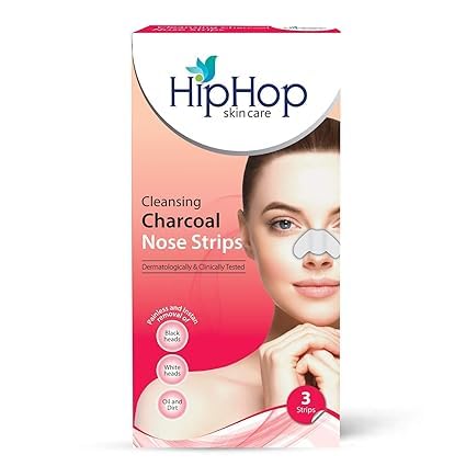 Charcoal Nose Strips for Blackhead Removal & Pore Cleansing - Deep Cleansing Facial Strips for Women & Men (3 Pack) - Perfect for Spa Day & At-Home Skincare Routine
