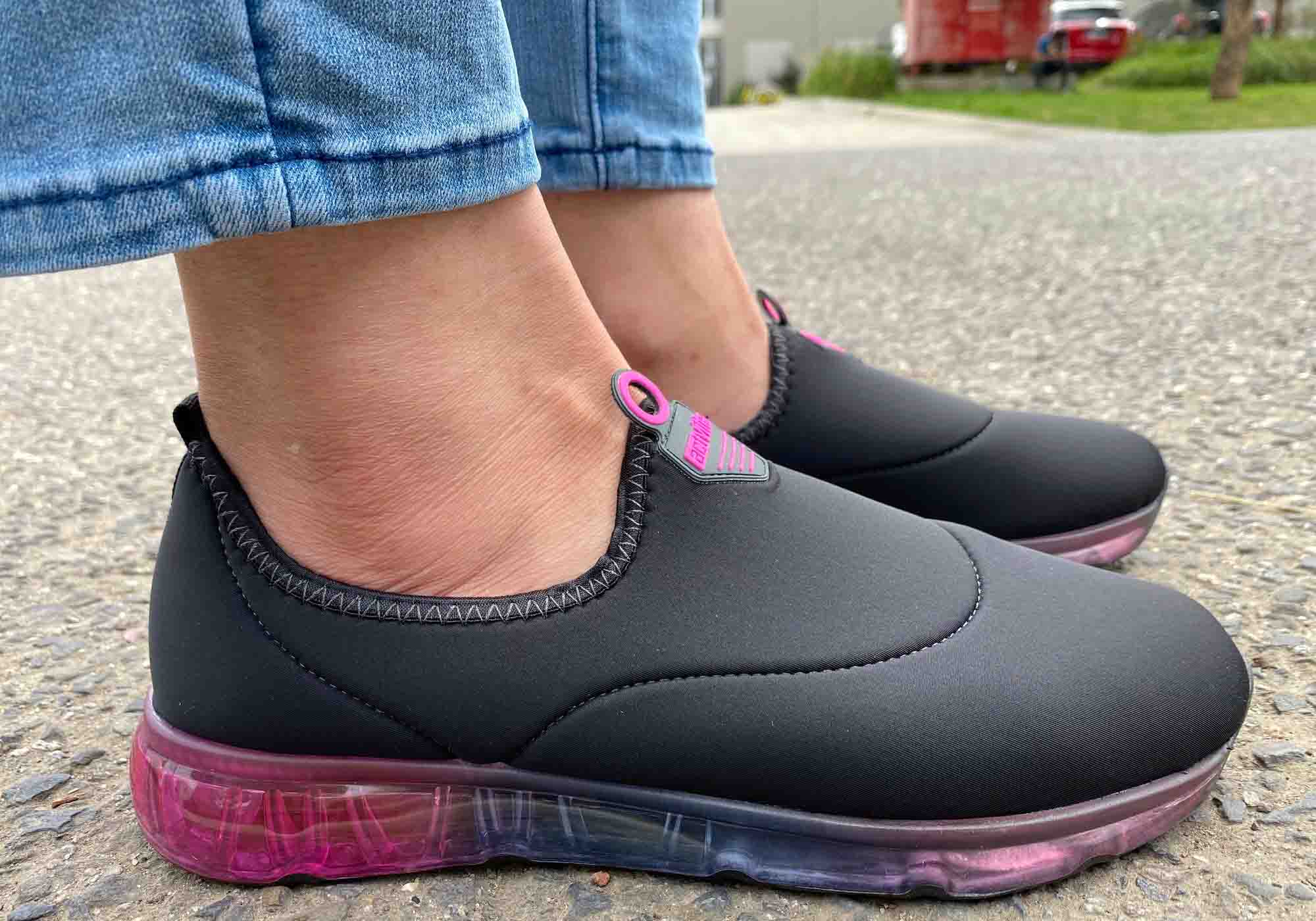 Actvitta Rush Women's Cushioned Slip-On Active Shoes - Lightweight Comfort Walking Shoes for Women - Made in Brazil - Perfect for Running, Gym Workouts & Casual Wear
