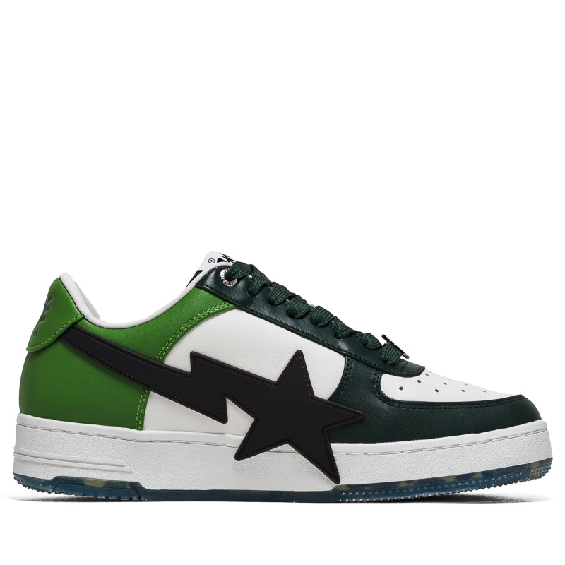 Bape Sta OS Sneakers - Green Camo Streetwear Shoes for Men & Women | Casual Wear, Hip Hop Fashion, Urban Lifestyle