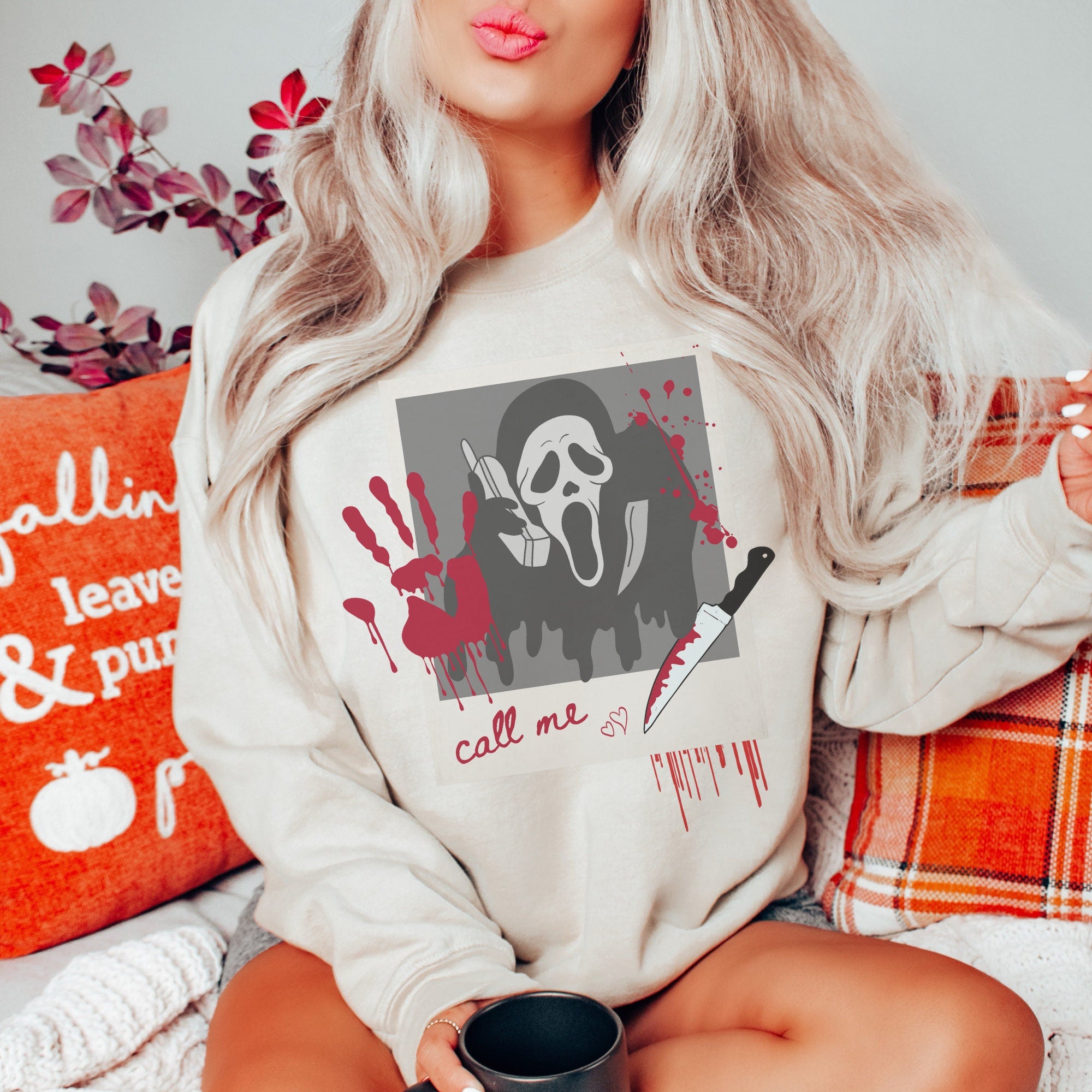 Scream Movie Ghostface Hoodie - 90s Horror & Slasher Fan Shirt - Halloween Costume & Scary Movie Merch - Perfect for Halloween Parties & Horror Movie Nights