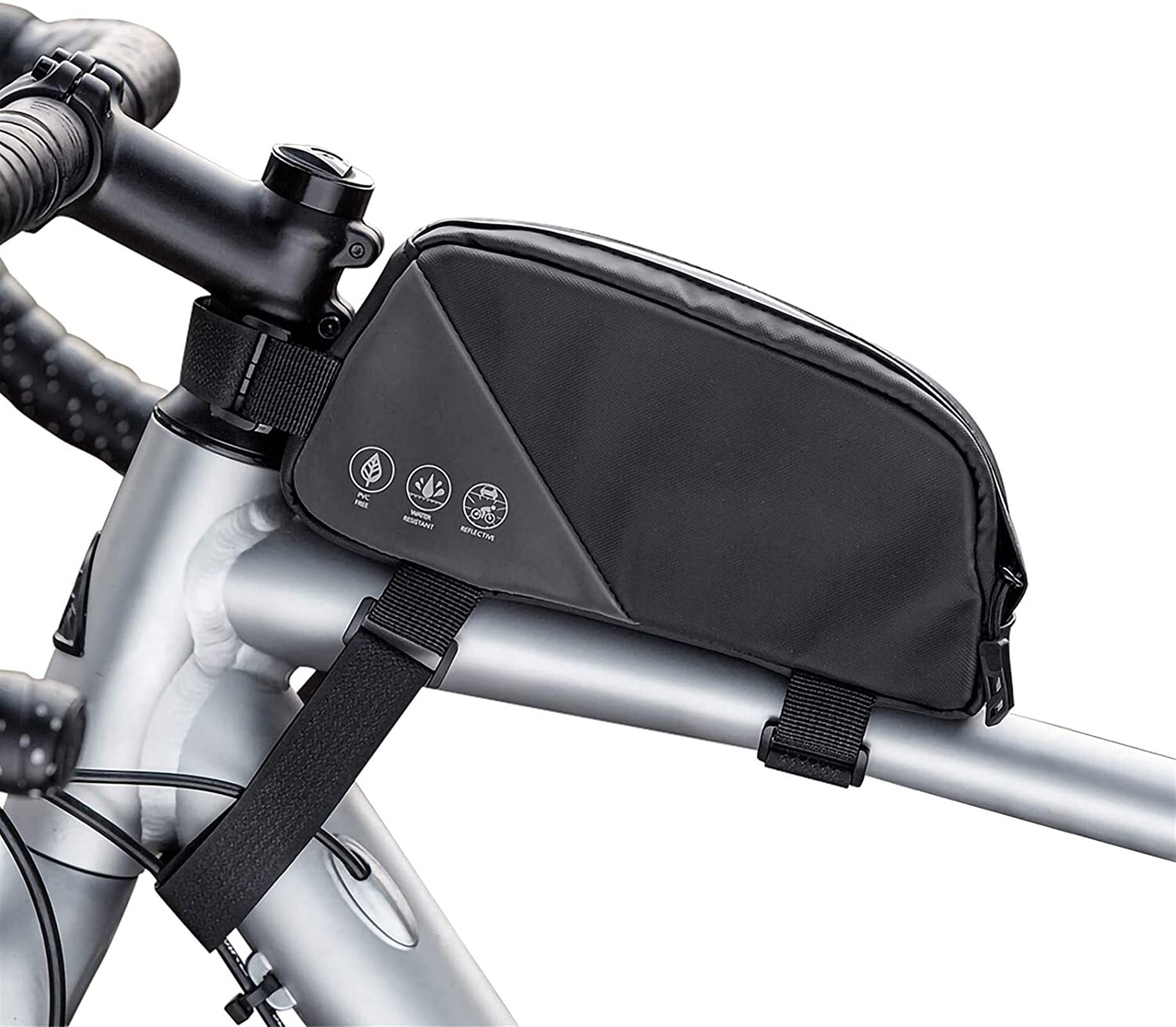 SSDD Waterproof Reflective Mountain Bike Top Tube Bag - 2 Pack for Road & Mountain Biking | Perfect for Cycling, Commuting & Outdoor Adventures