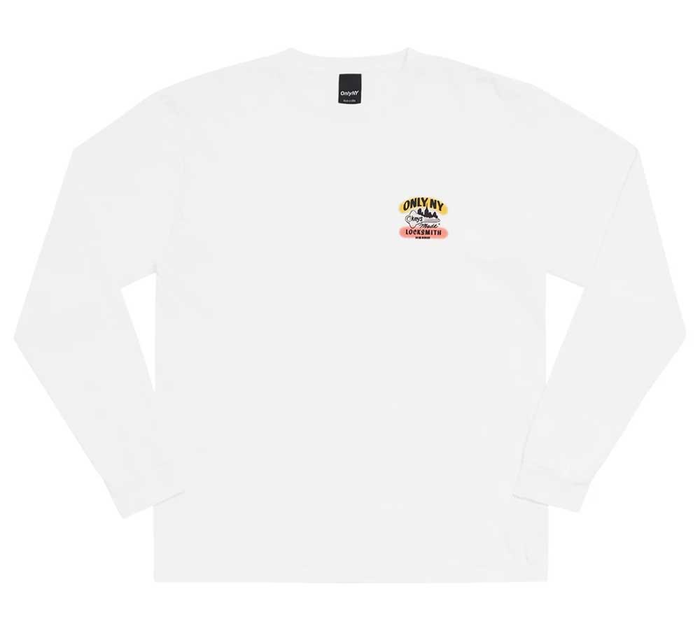 24HR LOCKSMITH Graphic T-Shirt - Men's Long Sleeve Cotton Tee - Urban Streetwear for Everyday Wear & Night Outfits