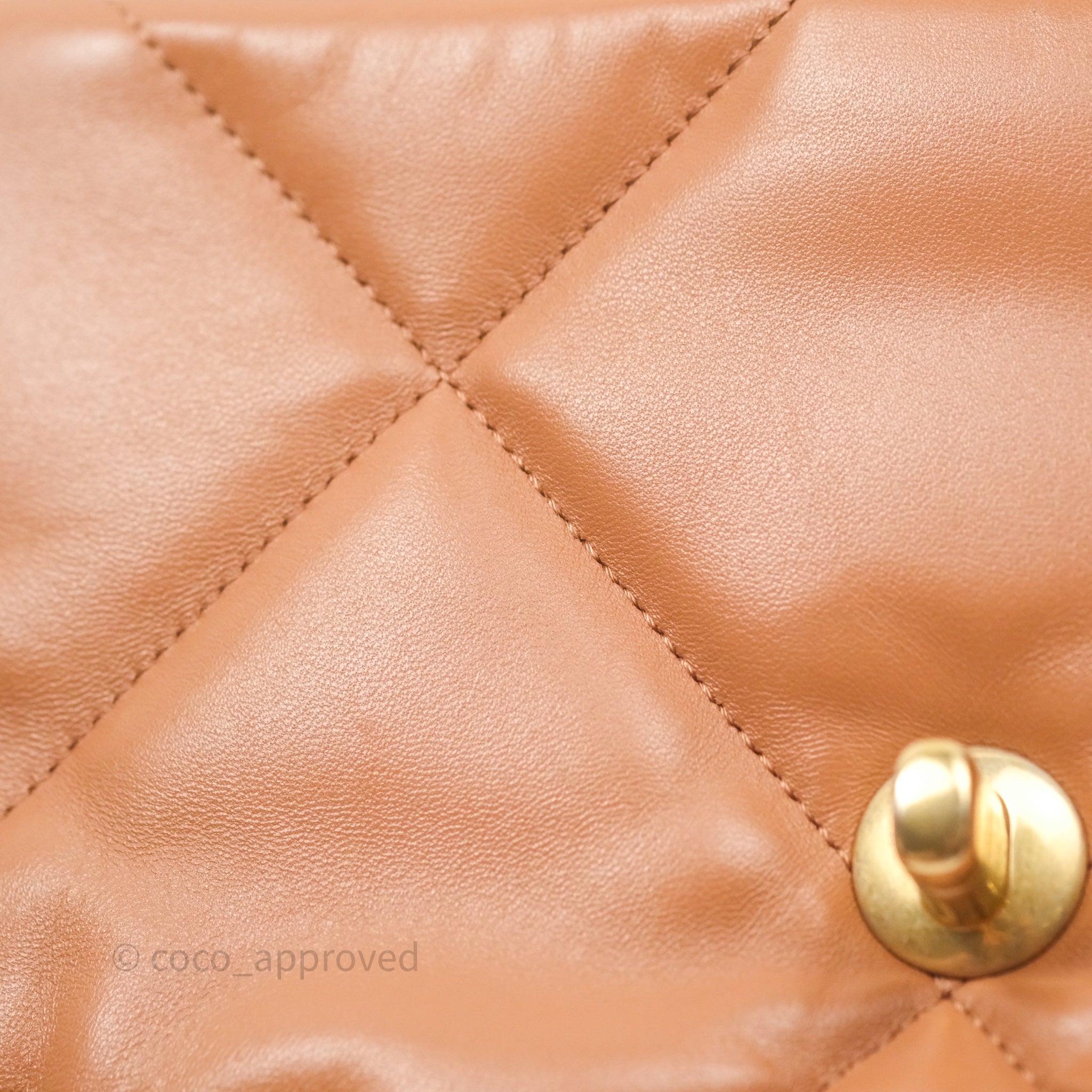 Chanel 19 Small Handbag in Caramel Dark Beige Brown with Mixed Hardware - Luxury Crossbody Bag for Women, Perfect for Date Night & Evening Events