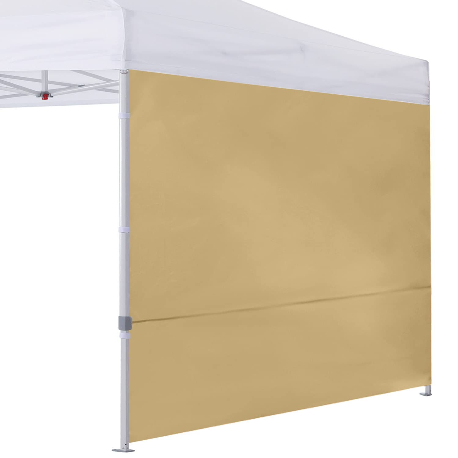 COOSHADE 12x12 Instant Canopy SunWall Side Panel - Beige Pop Up Tent Accessory for Outdoor Events, Beach, Camping & Picnic Shade Protection