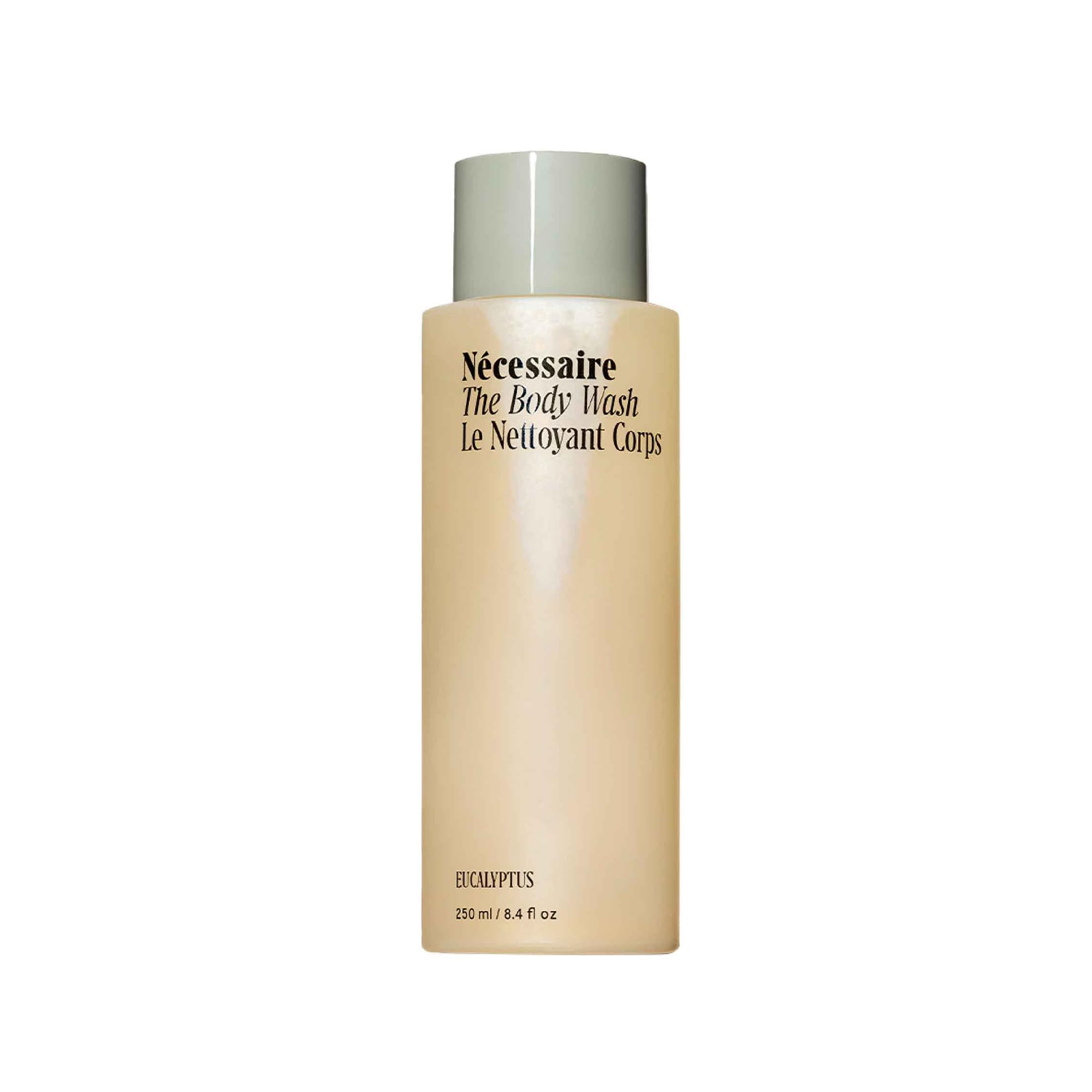 Nécessaire The Body Wash Eucalyptus - Hydrating Shower Gel for Women & Men with Niacinamide, Vitamin C/E & Omega 6/9 | Oil-In-Gel Cleanser | 8.4 fl oz | Vegan & Cruelty-Free | Perfect for Dry Skin, Sensitive Skin & Post-Workout | Daily Shower & Spa-Like Relaxation at Home | Ideal for Gym, Travel & Self-Care Routine