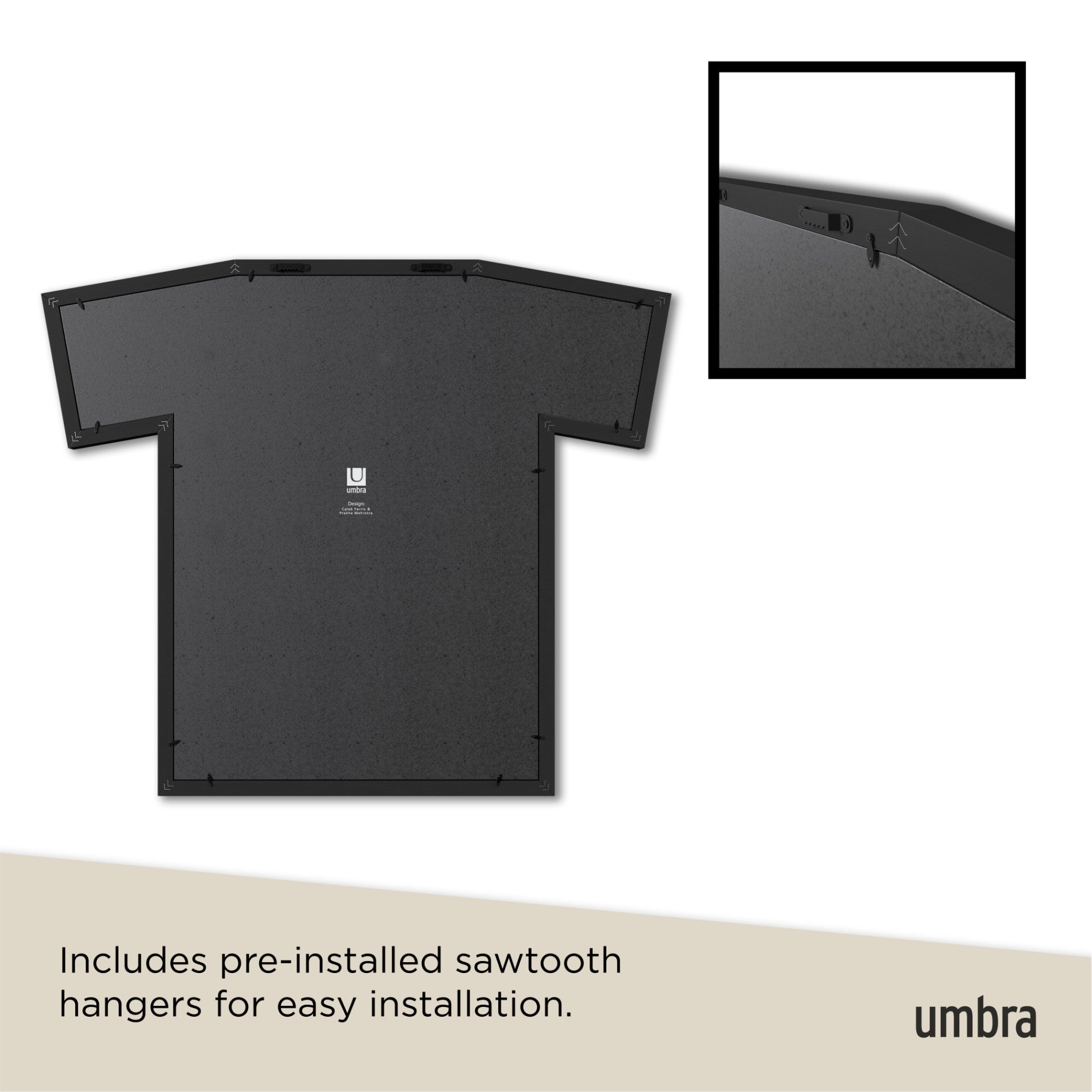 TFrame T-Shirt Display Frame - Premium Shadow Box for T-Shirt Preservation & Wall Decor - Perfect for Sports Jerseys, Concert Tees & Memorabilia Display