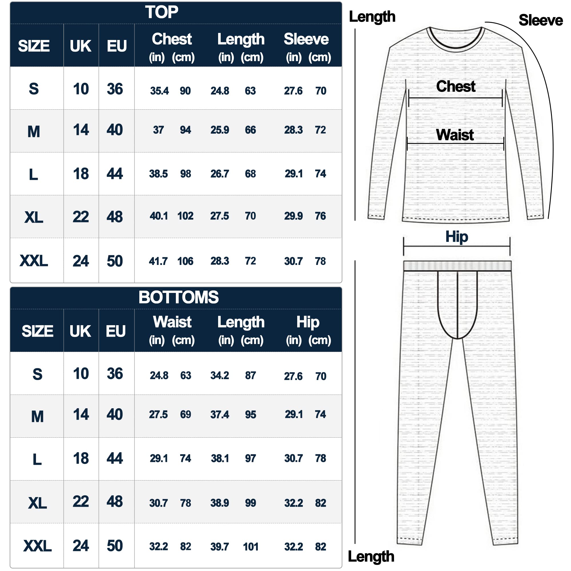 UNIQUEBELLA Men's Thermal Underwear Set - Fleece Lined Long Johns Top & Bottom, Quick Drying Base Layer for Cold Weather - Perfect for Winter Sports, Hiking & Outdoor Activities