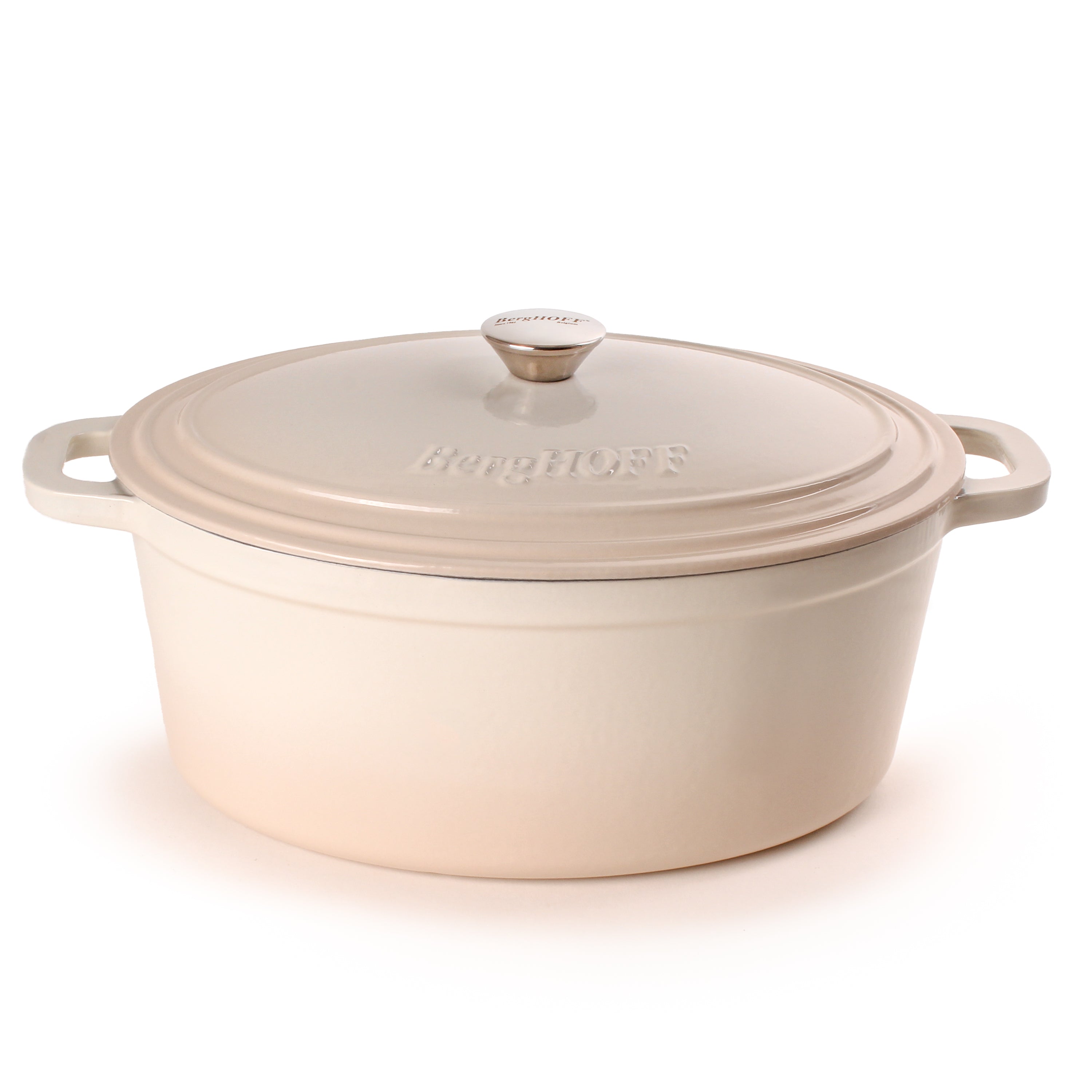 BergHOFF Neo 4-Piece Cast Iron Cookware Set - 5qt & 8qt Dutch Ovens with Lid - Premium Enameled Cookware for Braising, Stewing & Baking - Perfect for Stovetop, Oven & Camping Use