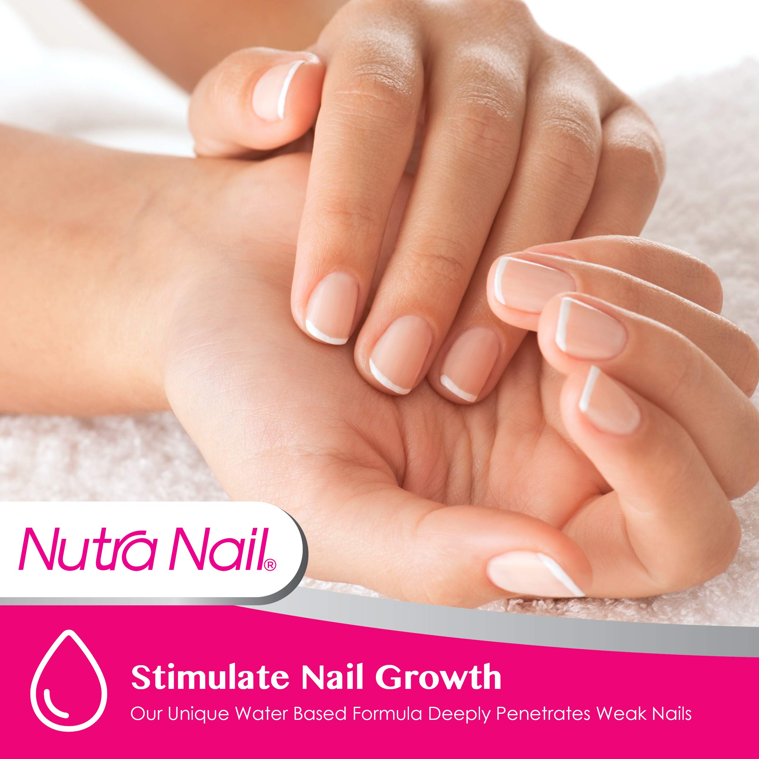 Nutra Nail 5 to 7 Day Growth Treatment & Invisible Flex Hardener - Strengthen & Repair Damaged Nails for Long-Lasting Manicures | Perfect for Weak, Brittle Nails at Home or Salon