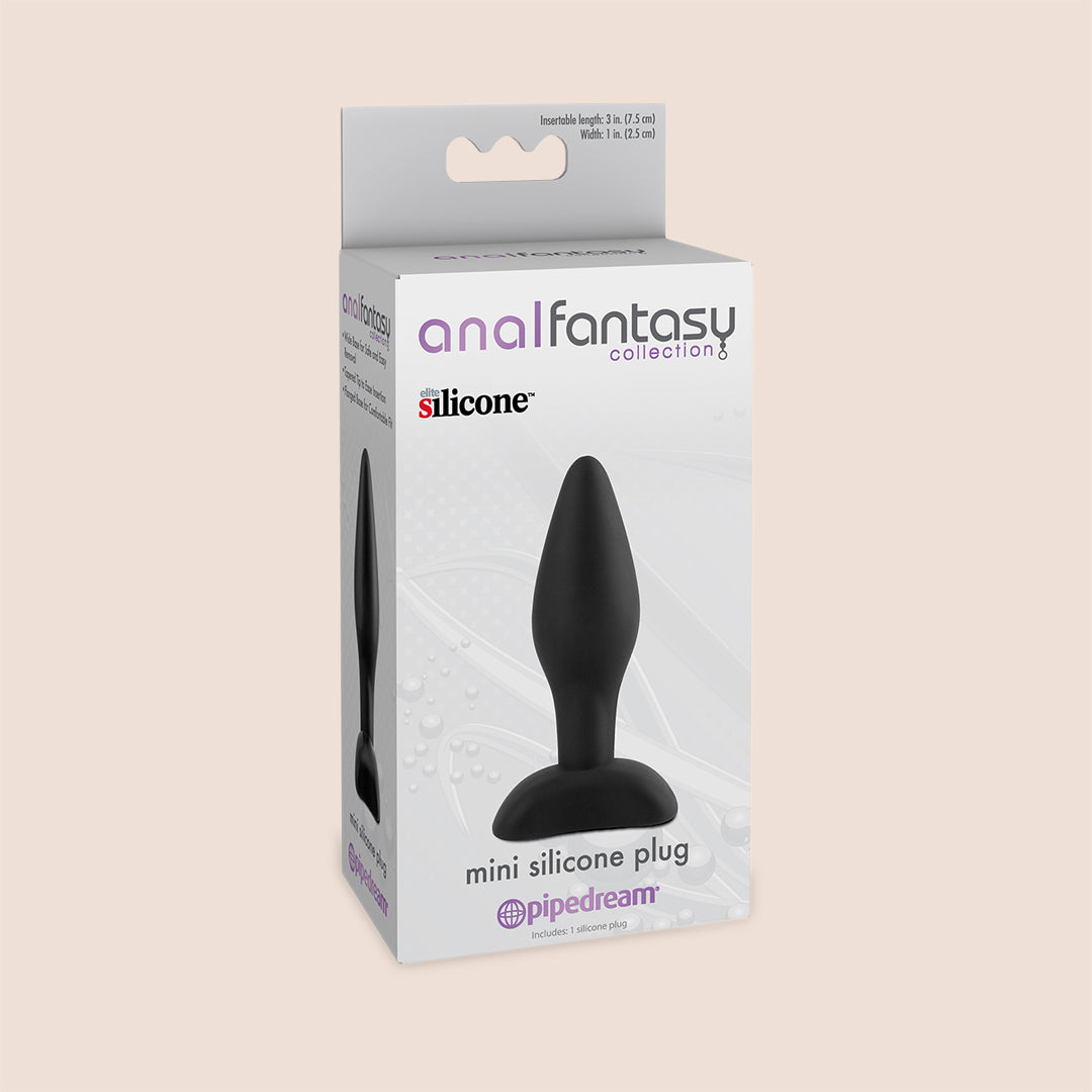 Anal Fantasy Mini Silicone Butt Plug | Beginner Friendly Small Anal Toy for Men & Women - Perfect for Solo Play, Couples Intimacy & BDSM Exploration
