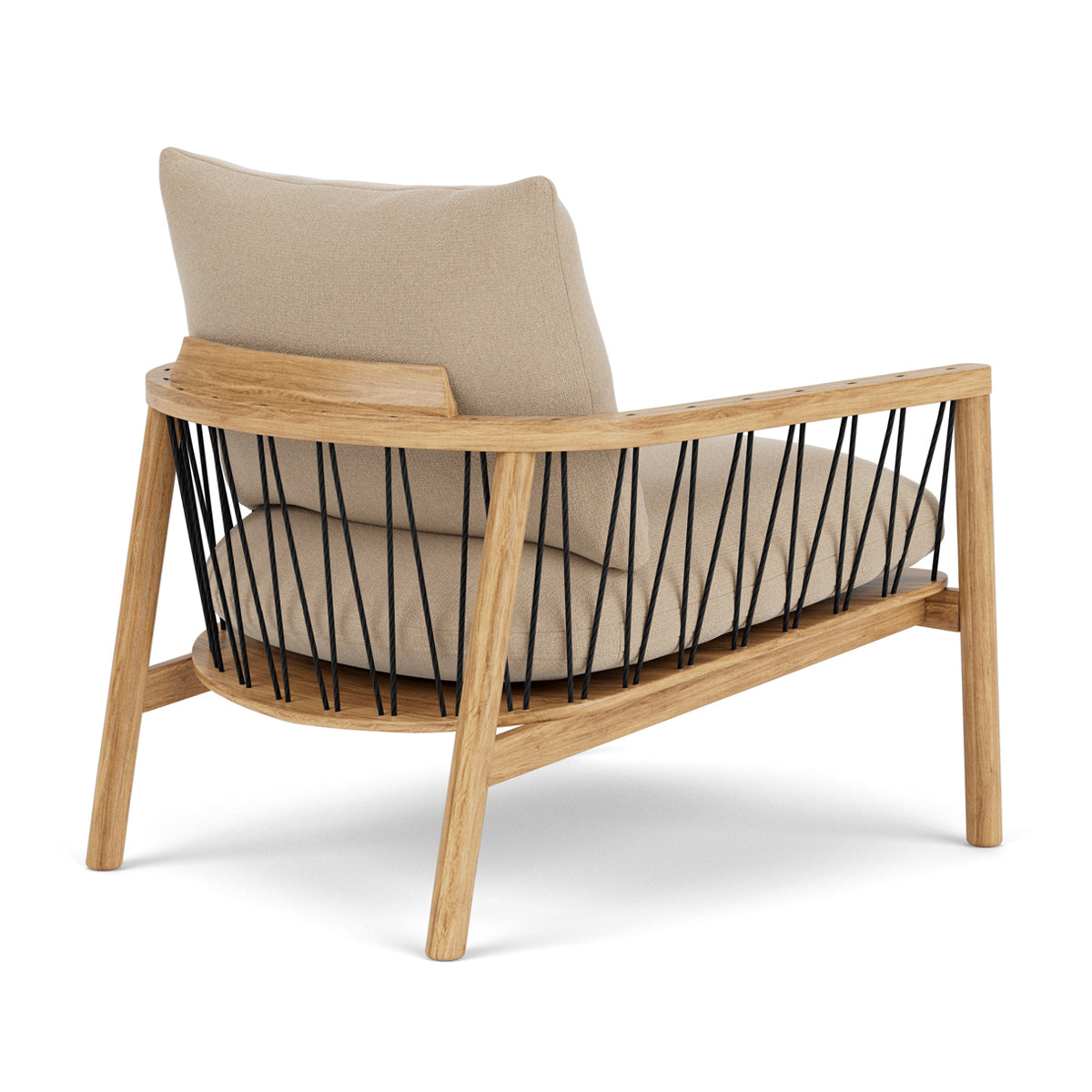 Enzo Fabric Armchair - Modern Upholstered Accent Chair for Living Room, Bedroom & Office - Comfortable Lounge Chair with Sturdy Wooden Legs - Perfect for Relaxing, Reading & Decorating