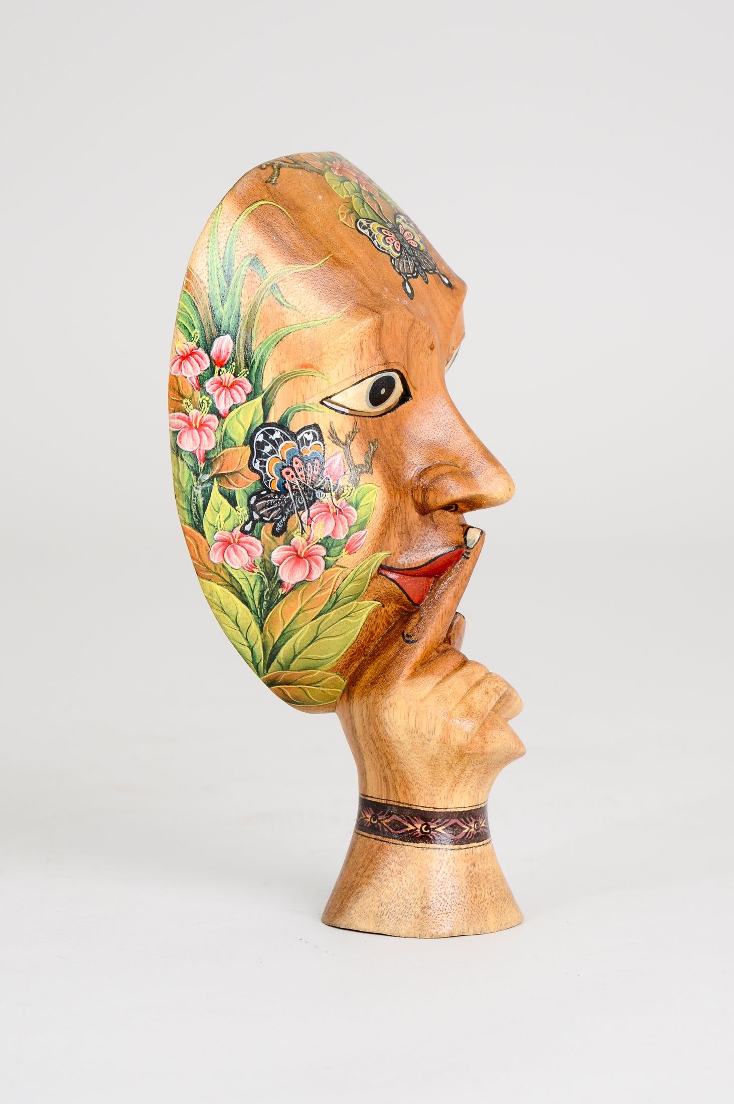 Hand Painted Quiet Mask for Sleep, Meditation & Stress Relief - Soft Comfortable Sleep Mask for Adults