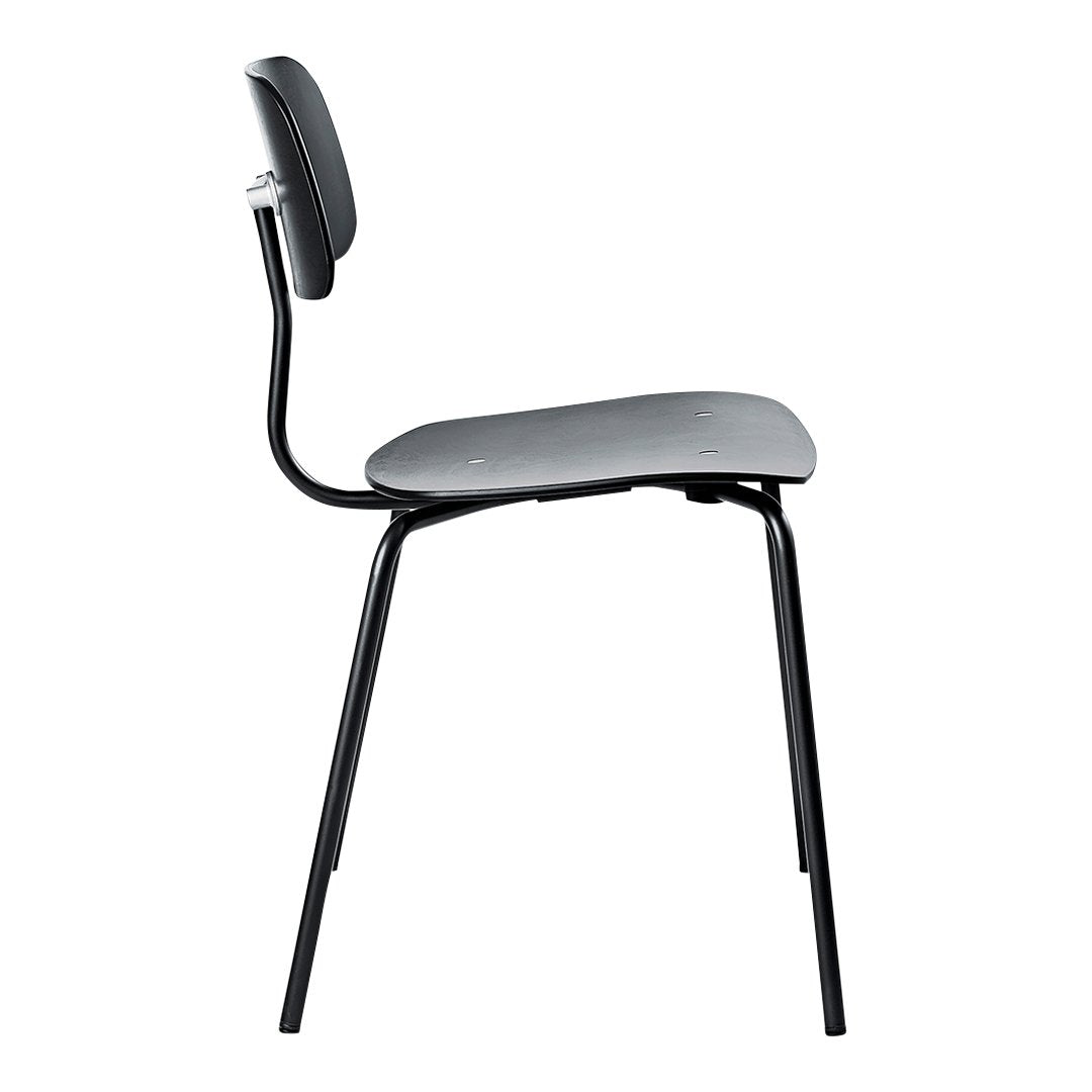Jorgen Rasmussen Kevi 2060 Upholstered Dining Chair - Modern Fabric Dining Room Chair with Wooden Legs for Home, Restaurant & Office Use