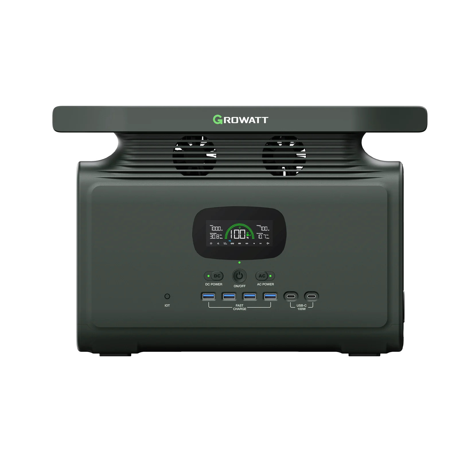 Growatt INFINITY 1200 Portable Power Station - 1200W Solar Generator for Camping, RV, Emergencies & Off-Grid Power Supply