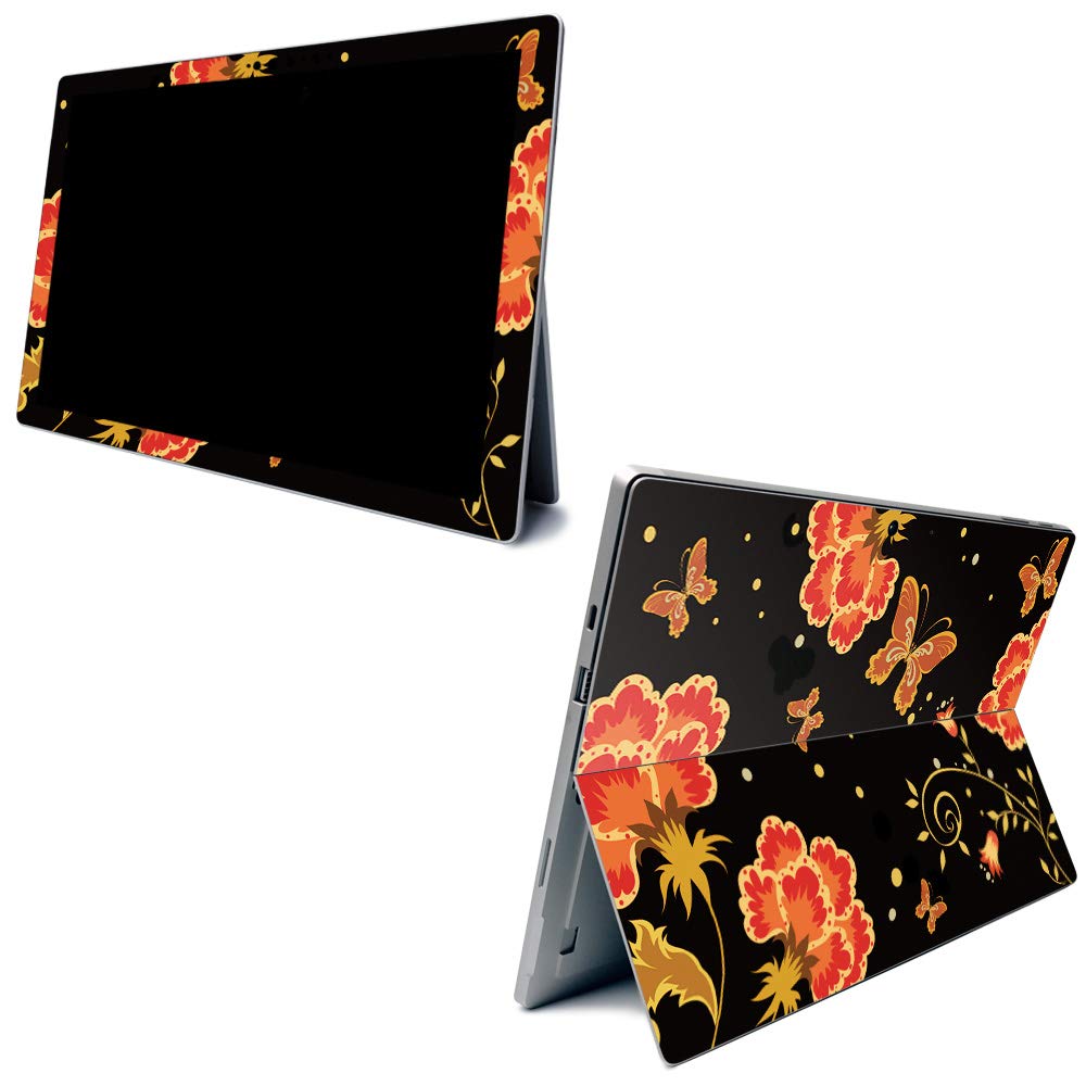 MightySkins Vinyl Decal Wrap Cover for Microsoft Surface Pro 7 - Flower Dream Design | Protective & Durable Skin | Easy to Apply & Remove | Made in USA | Perfect for Work, School & Travel
