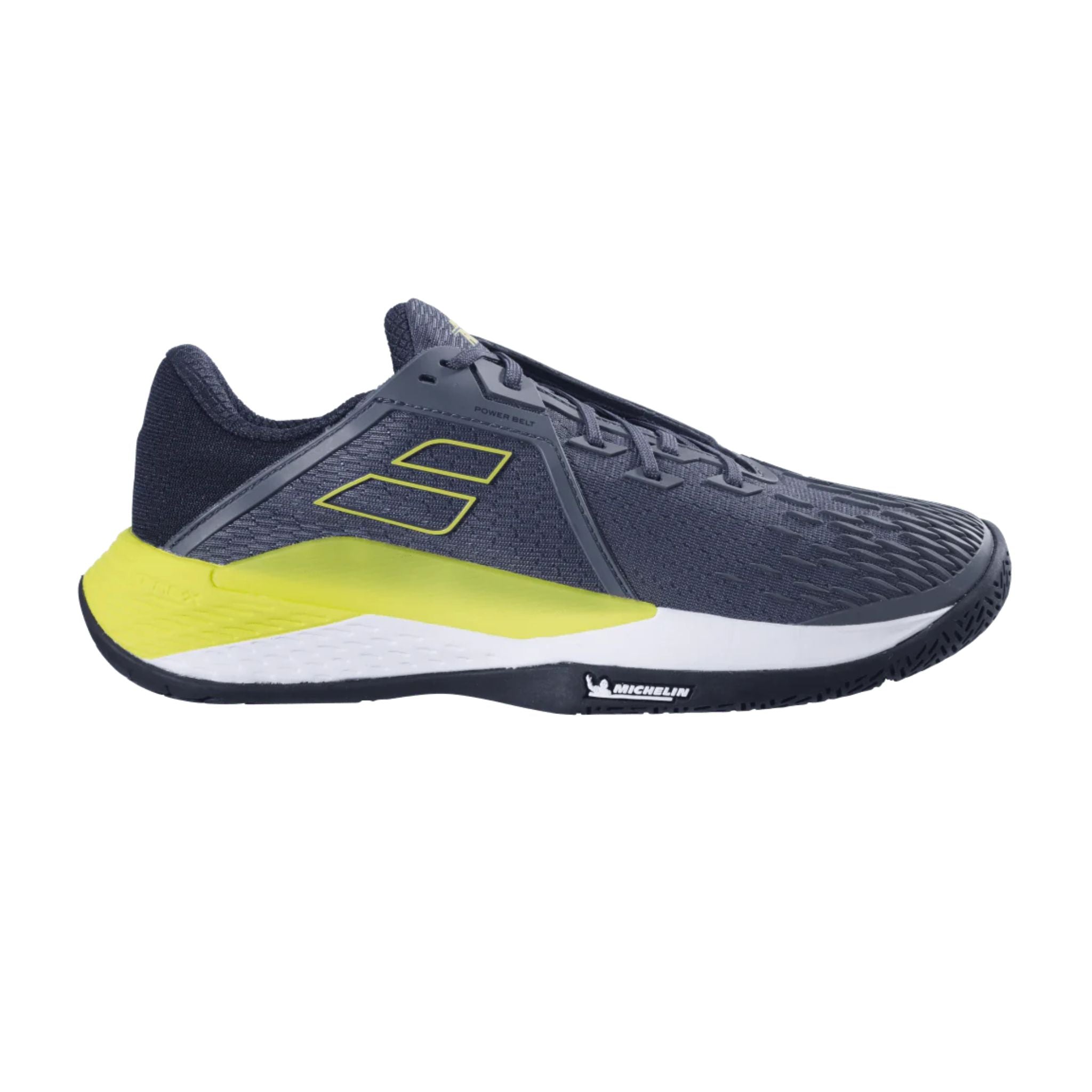 Babolat Propulse Fury All Court Men's Tennis Shoes - Lightweight & Durable for Hard Court Play [Grey/Aero] | Perfect for Competitive Matches & Training Sessions