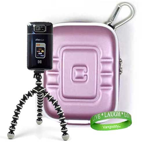 VG Eva Smooth Soft Purple Protective Hard Camera Case for Kodak PlayTouch Video Camera - Durable Shockproof Cover for Travel, Outdoor & Everyday Use