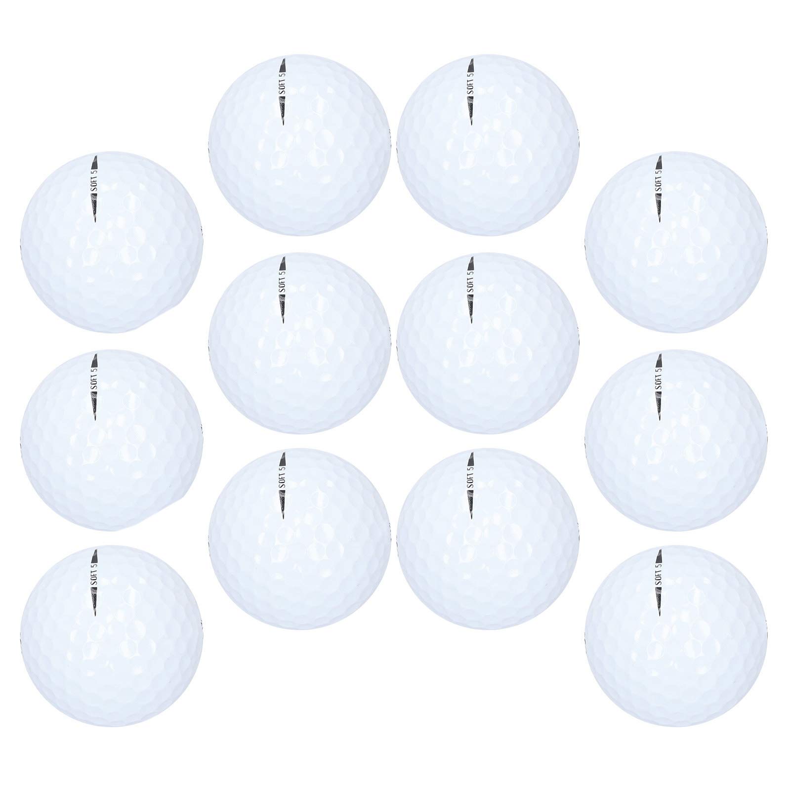 Keenso 12-Pack Indoor & Outdoor Golf Training Balls - Professional Driving Range Practice Balls for Golfers | Perfect for Backyard, Driving Range & Home Practice Sessions