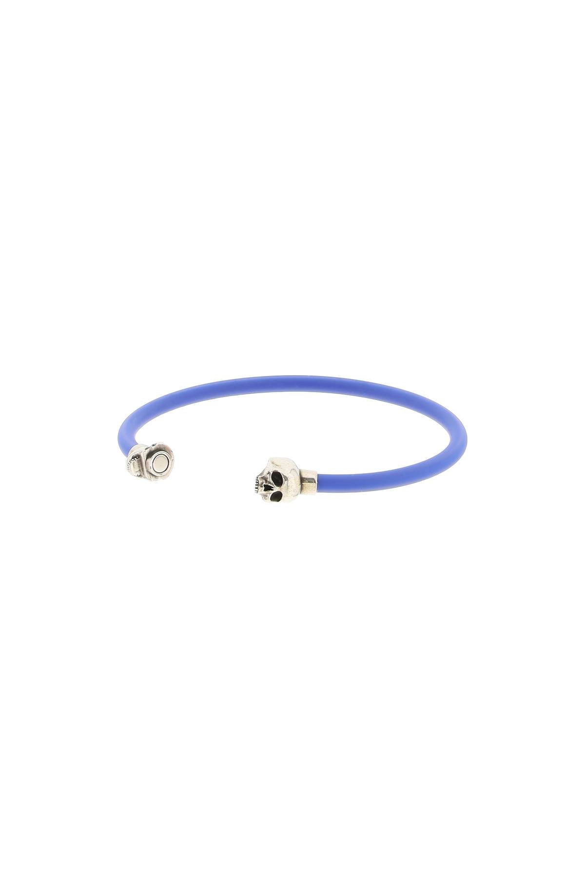 Alexander McQueen Skull Bracelet with Pearls - Elegant Gothic Jewelry for Women, Fashion Accessories for Parties & Evening Wear